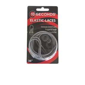 10-Seconds Elastic Shoelace - Grey