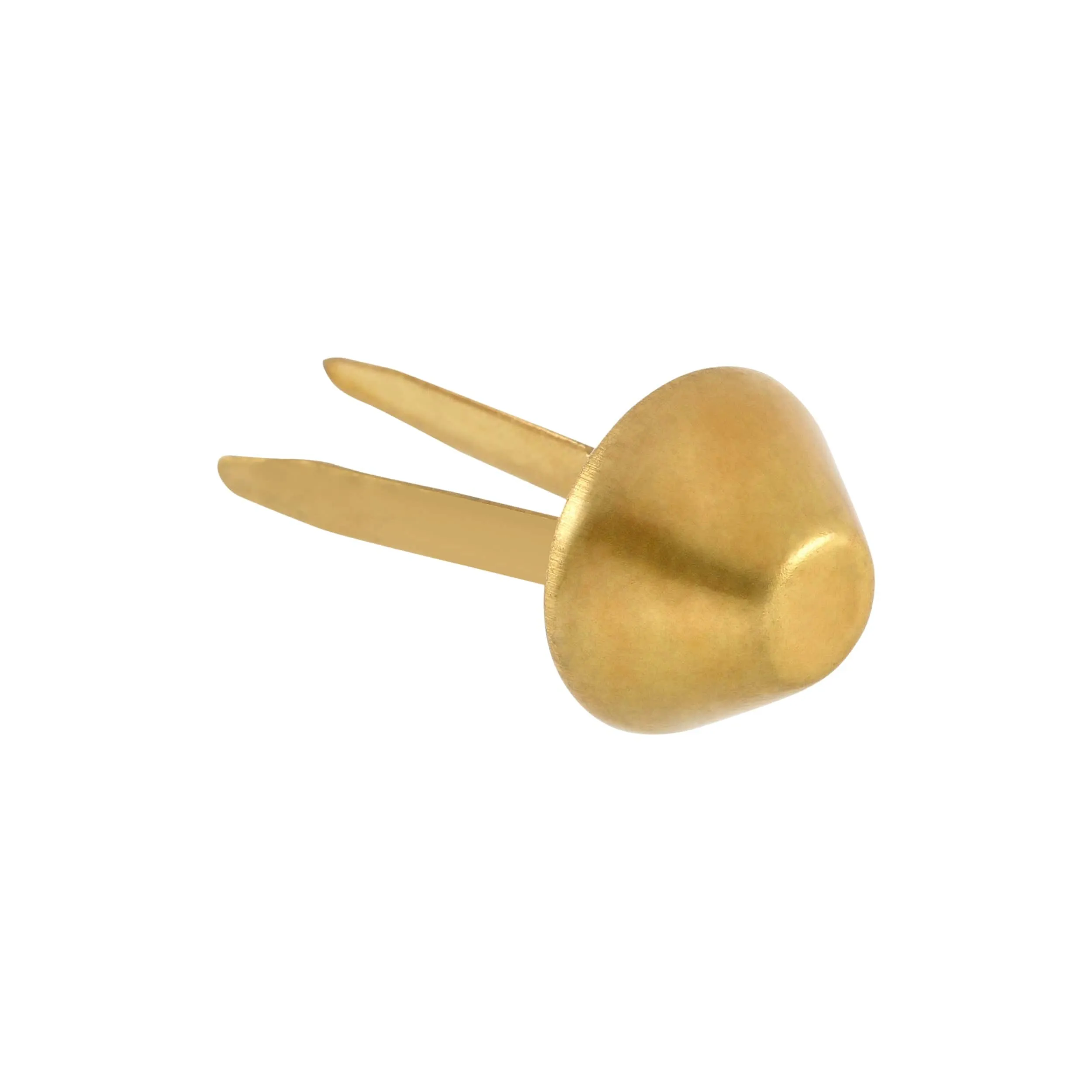 12mm Brass, Cone Handbag Bottom with Prongs, Zinc Alloy, #P-4000-12-BRS