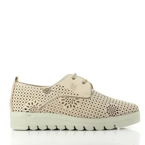 24 Hrs 23573 Pink Lace Up Shoes