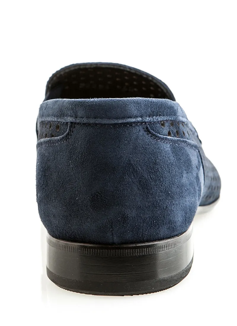 6311 Luigi Traini Shoes / Blue