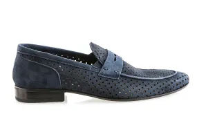 6311 Luigi Traini Shoes / Blue