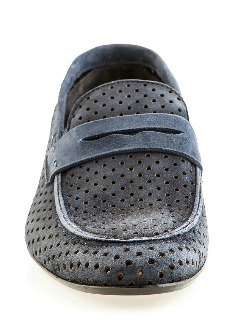6311 Luigi Traini Shoes / Blue