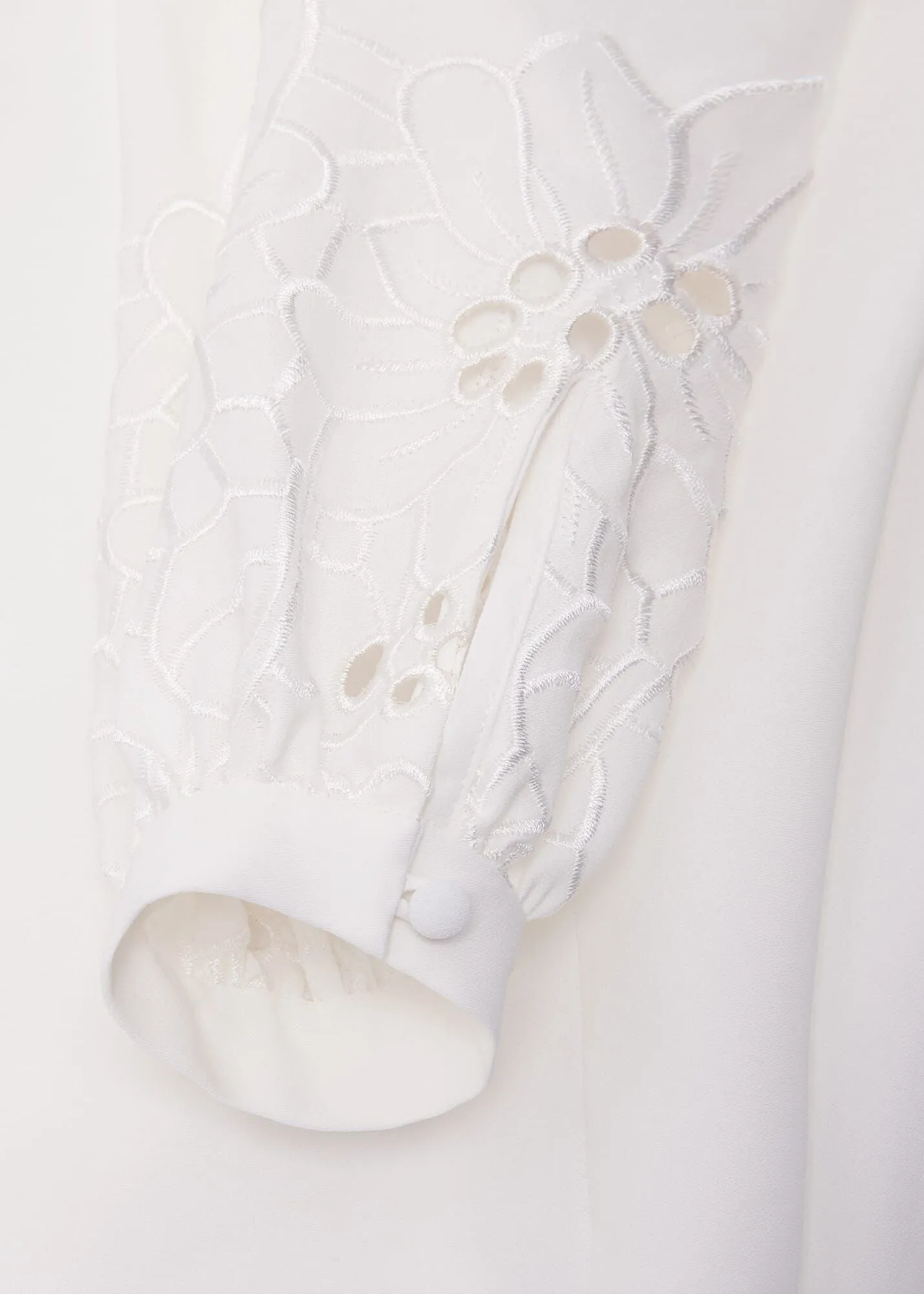 Ada Embroidered Top 0124/6035/9021l00 Ivory