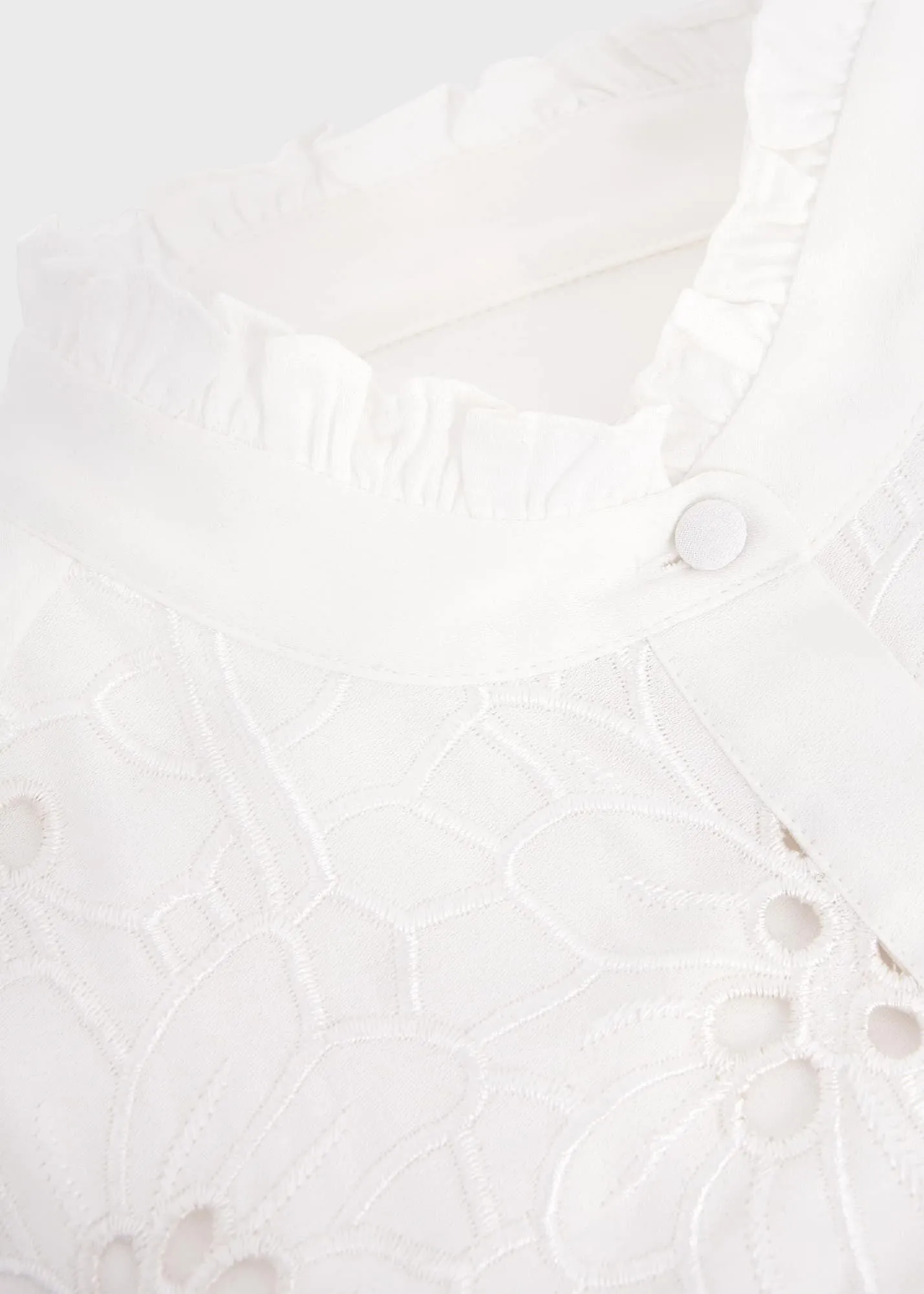 Ada Embroidered Top 0124/6035/9021l00 Ivory