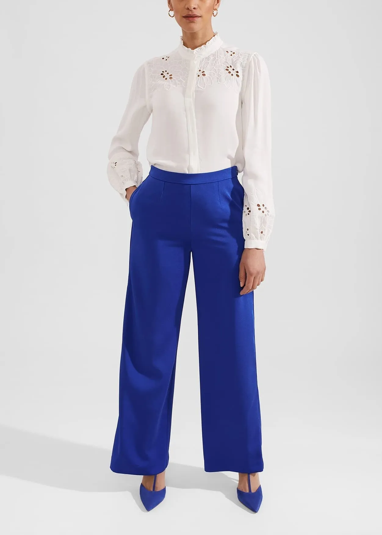 Ada Embroidered Top 0124/6035/9021l00 Ivory