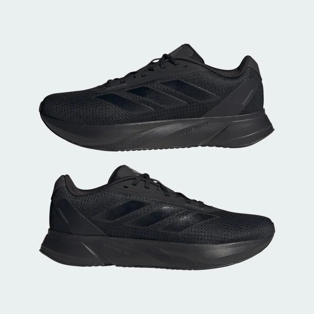 adidas Men's Duramo SL Running Sneaker, Black/Black/White, 10.5