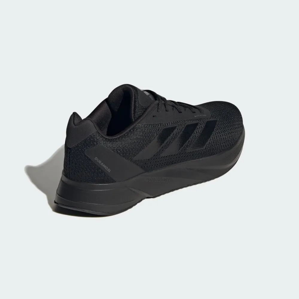 adidas Men's Duramo SL Running Sneaker, Black/Black/White, 10.5