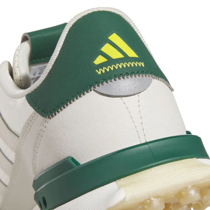 Adidas S2G SL Leather Golf Shoes - Off White/Alumina/Collegiate Green