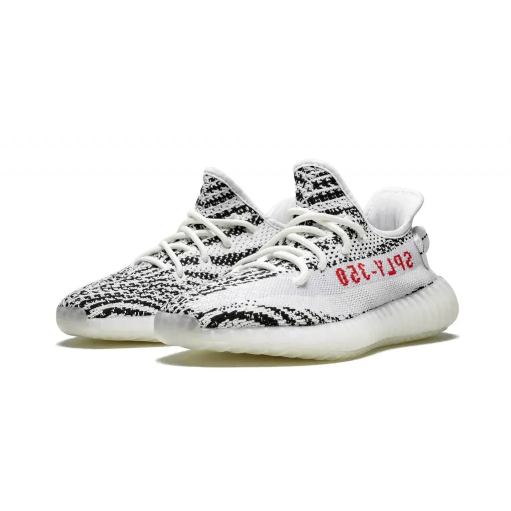 ADIDAS YEEZY BOOST 350 V2 ZEBRA SNEAKERS