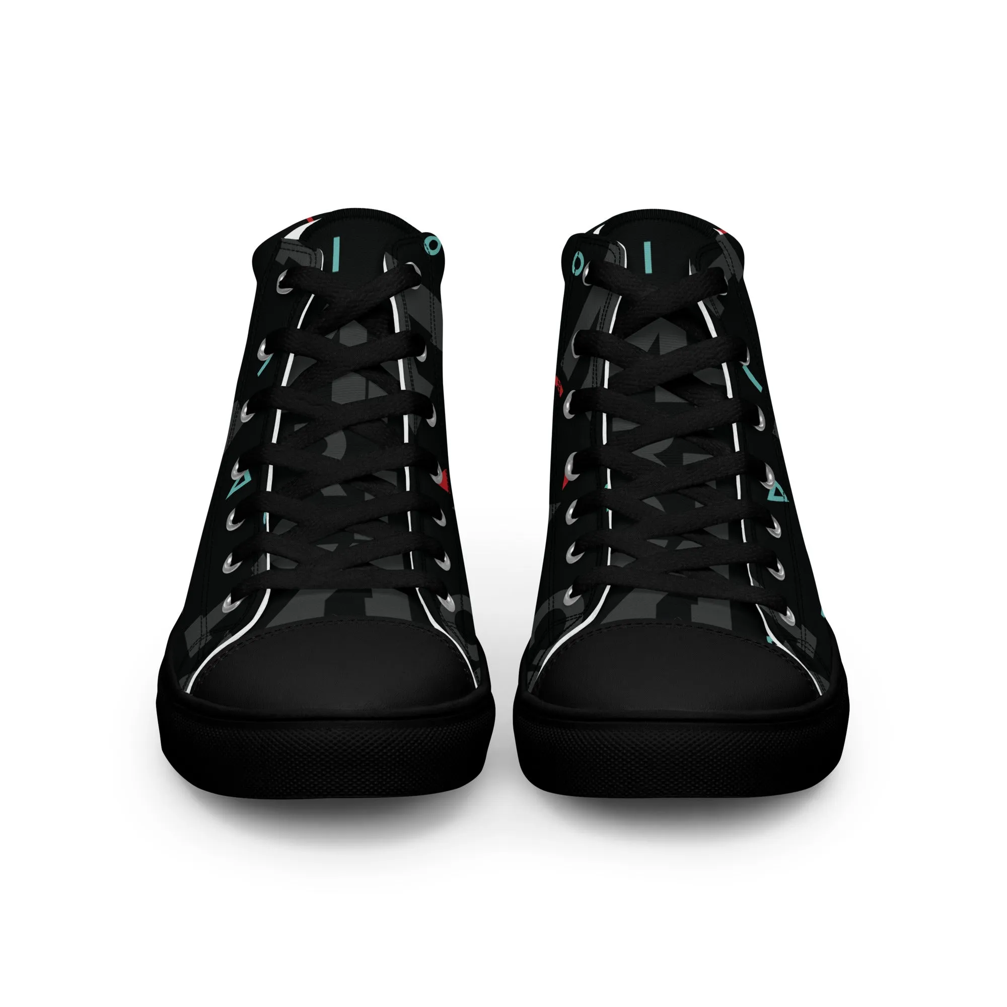 AFRICA IS THE FUTURE Men’s High Top Canvas Shoes