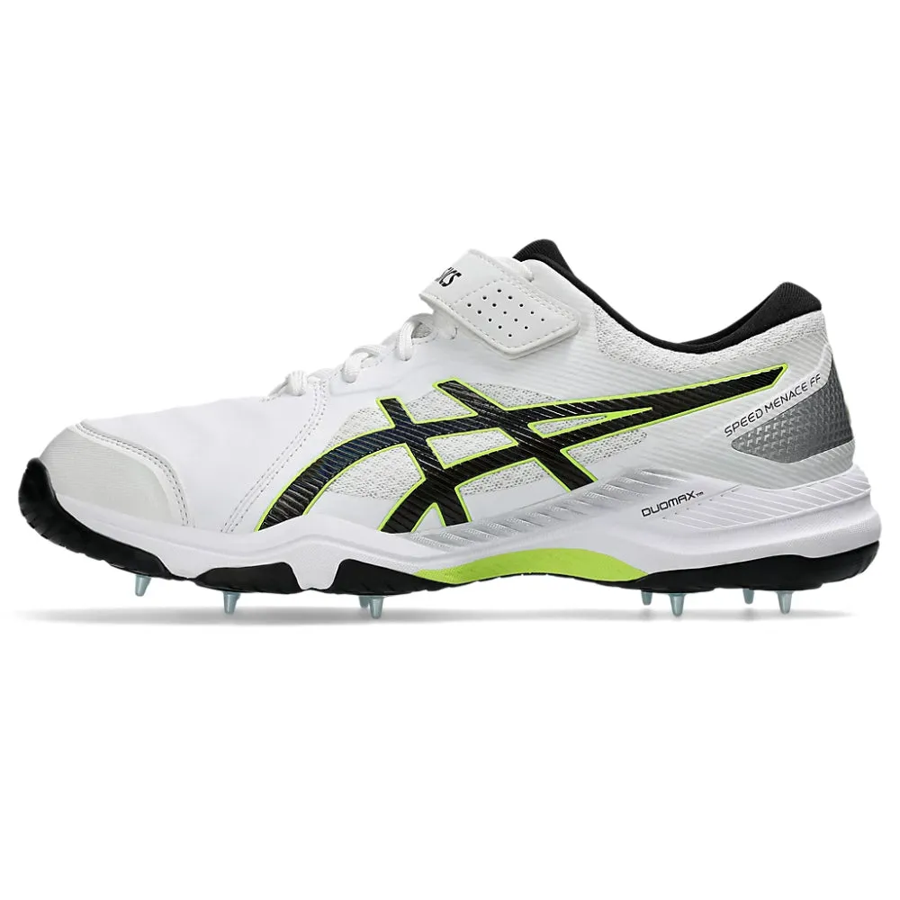 ASICS Men's Speed Menace FF Cricket Shoe (White/Black)