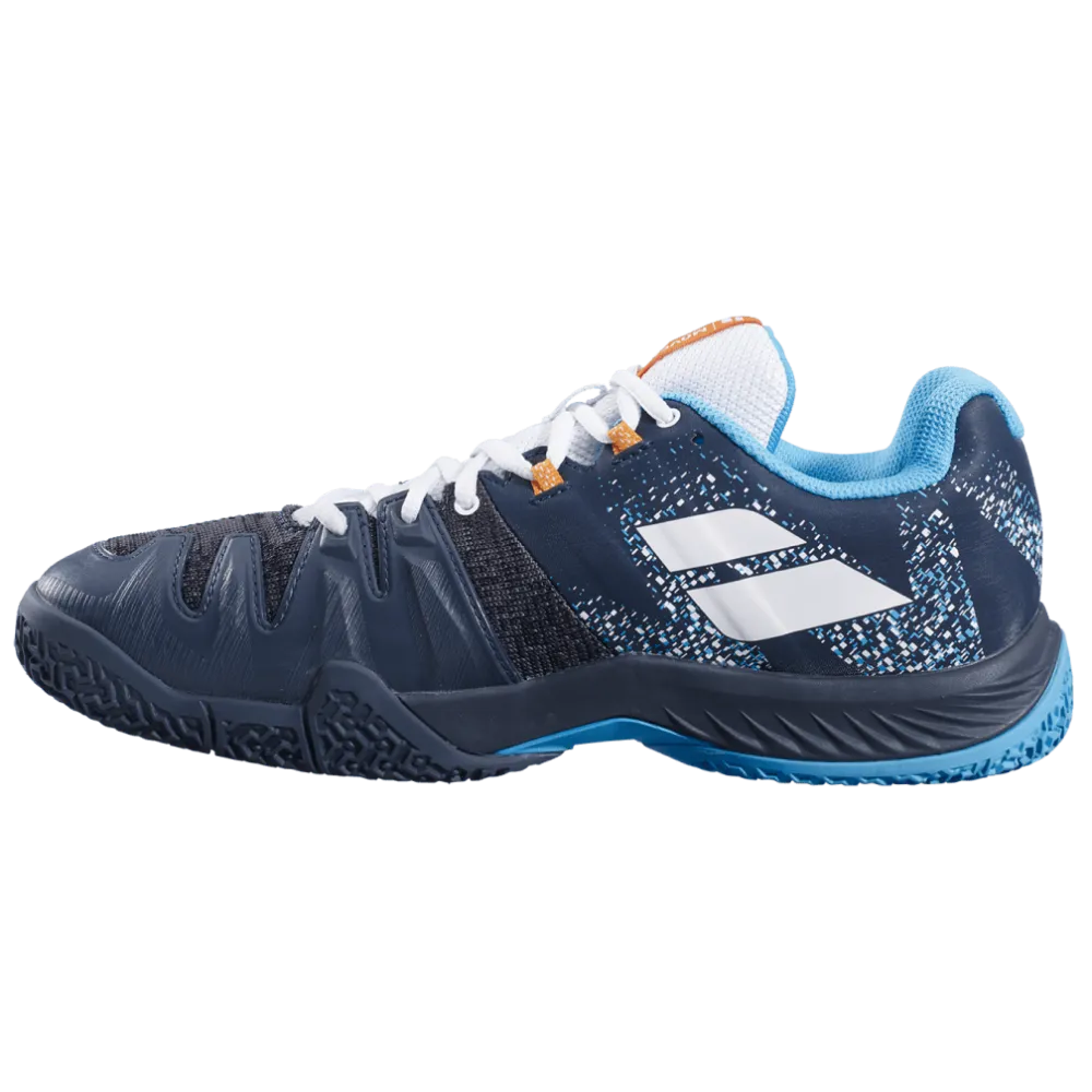 Babolat Men's Movea Padel and Tennis Shoes in Grey/Scuba Blue
