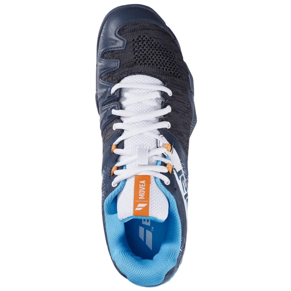 Babolat Men's Movea Padel and Tennis Shoes in Grey/Scuba Blue