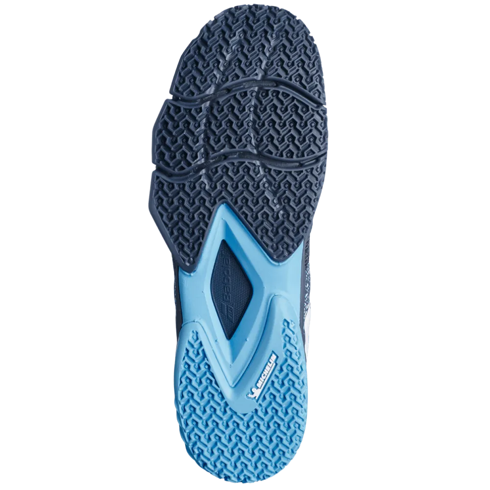 Babolat Men's Movea Padel and Tennis Shoes in Grey/Scuba Blue