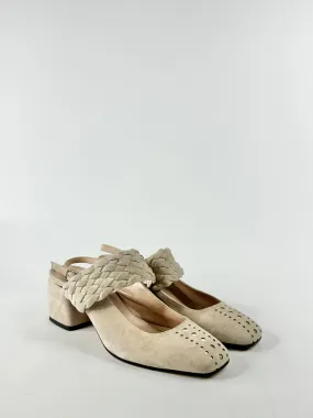 Beau Coops Buff Suede Heels - EU39