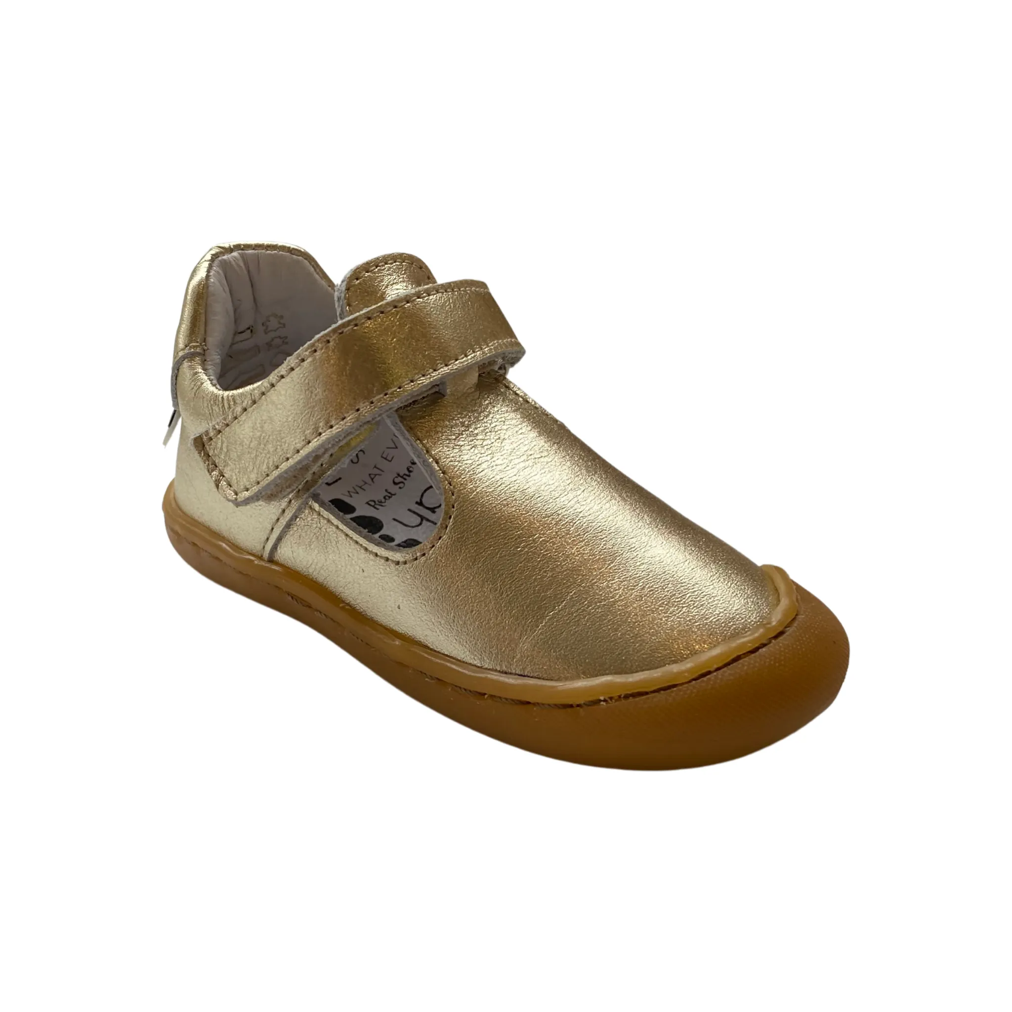 Bo-Bell Shoes | Ipanema T-Bar | Gold