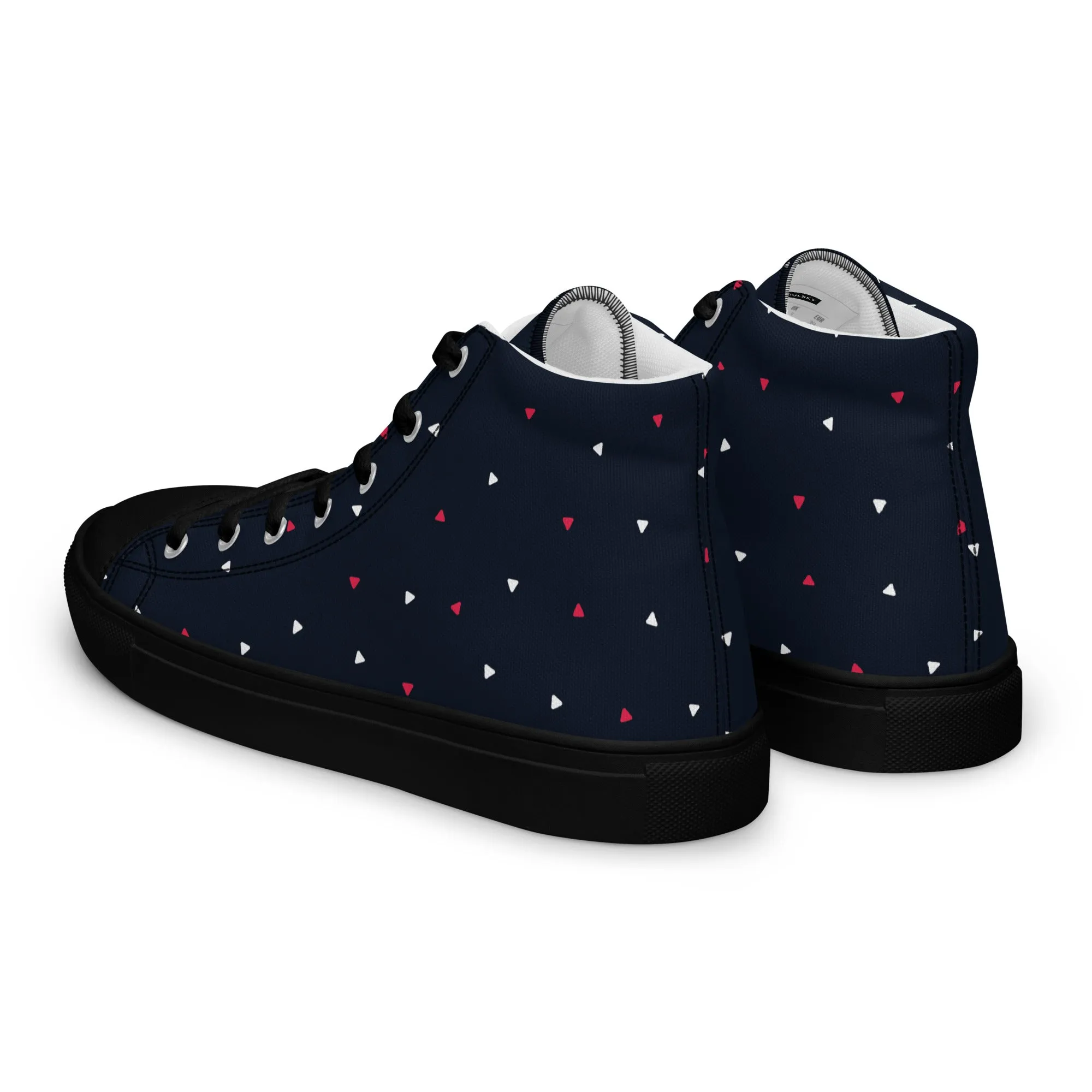 CELEBRATE GOOD TIMES Men’s High Top Canvas Shoes