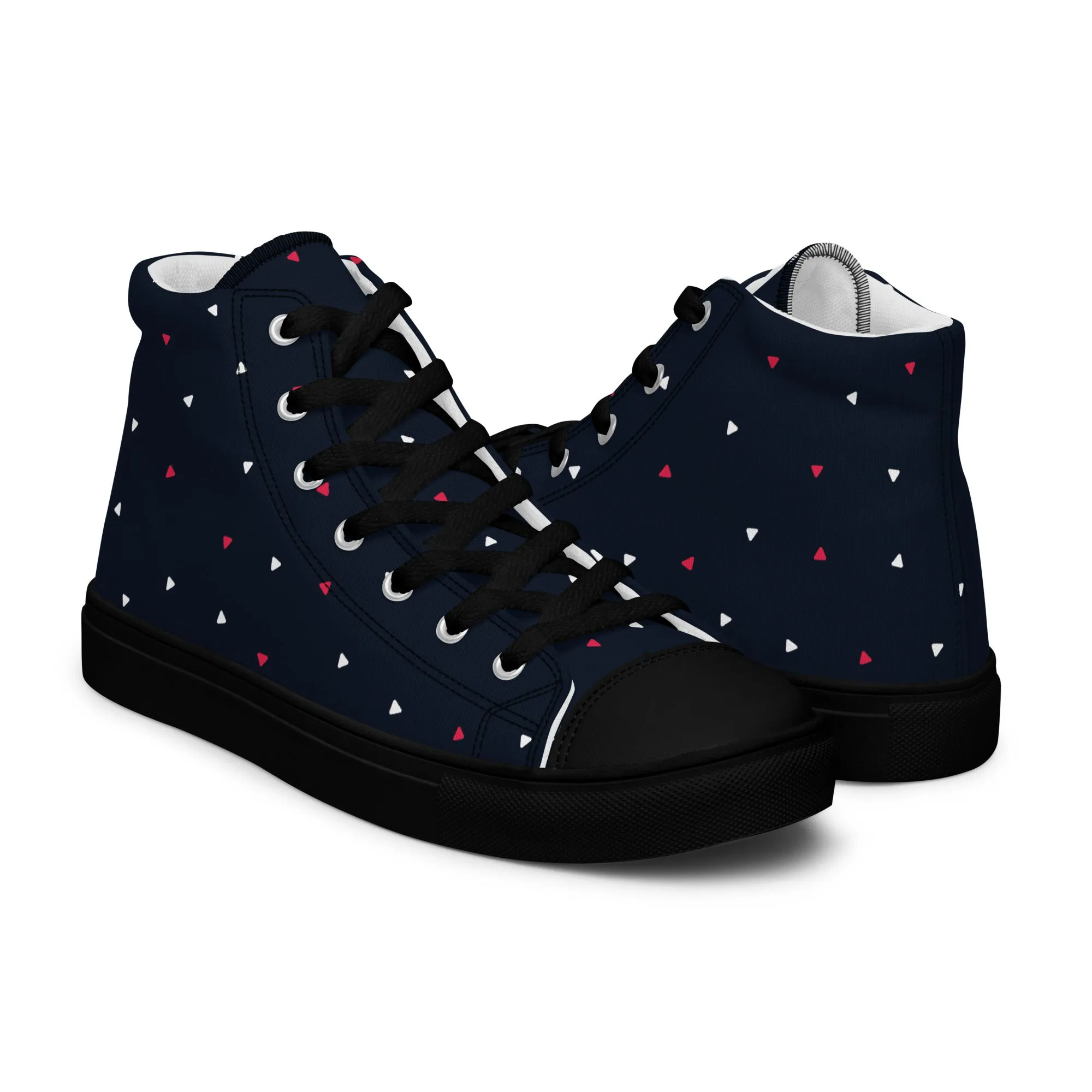 CELEBRATE GOOD TIMES Men’s High Top Canvas Shoes