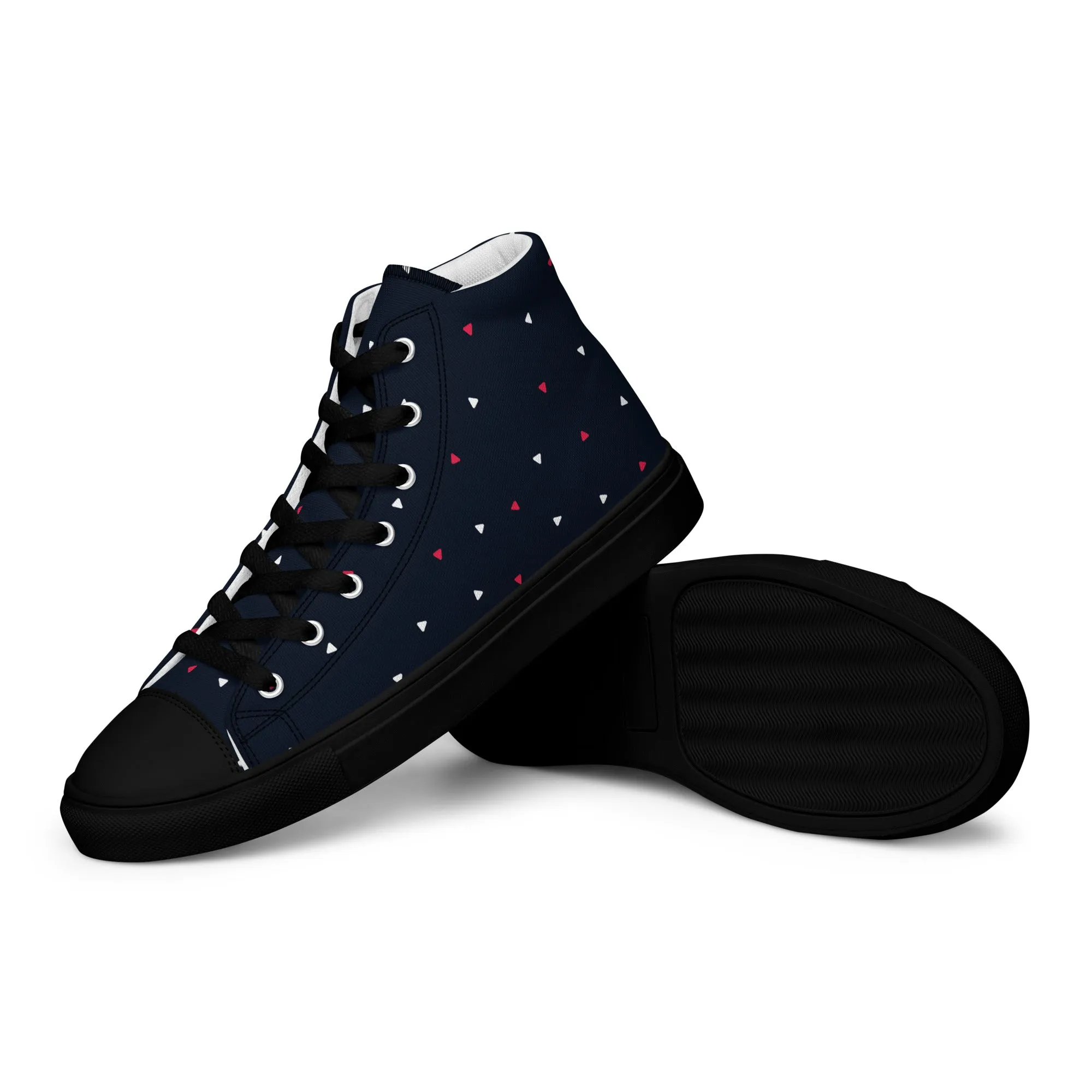 CELEBRATE GOOD TIMES Men’s High Top Canvas Shoes