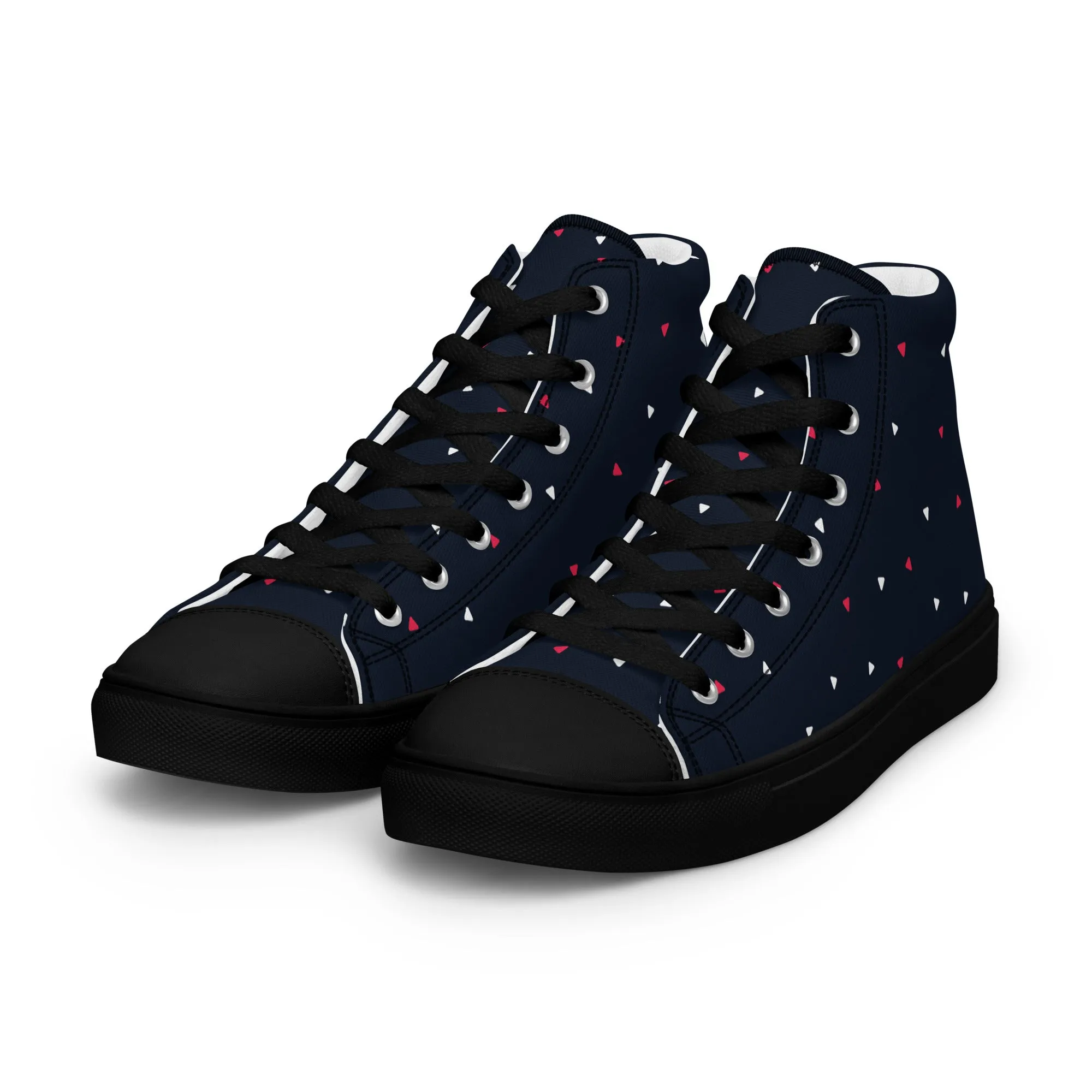 CELEBRATE GOOD TIMES Men’s High Top Canvas Shoes