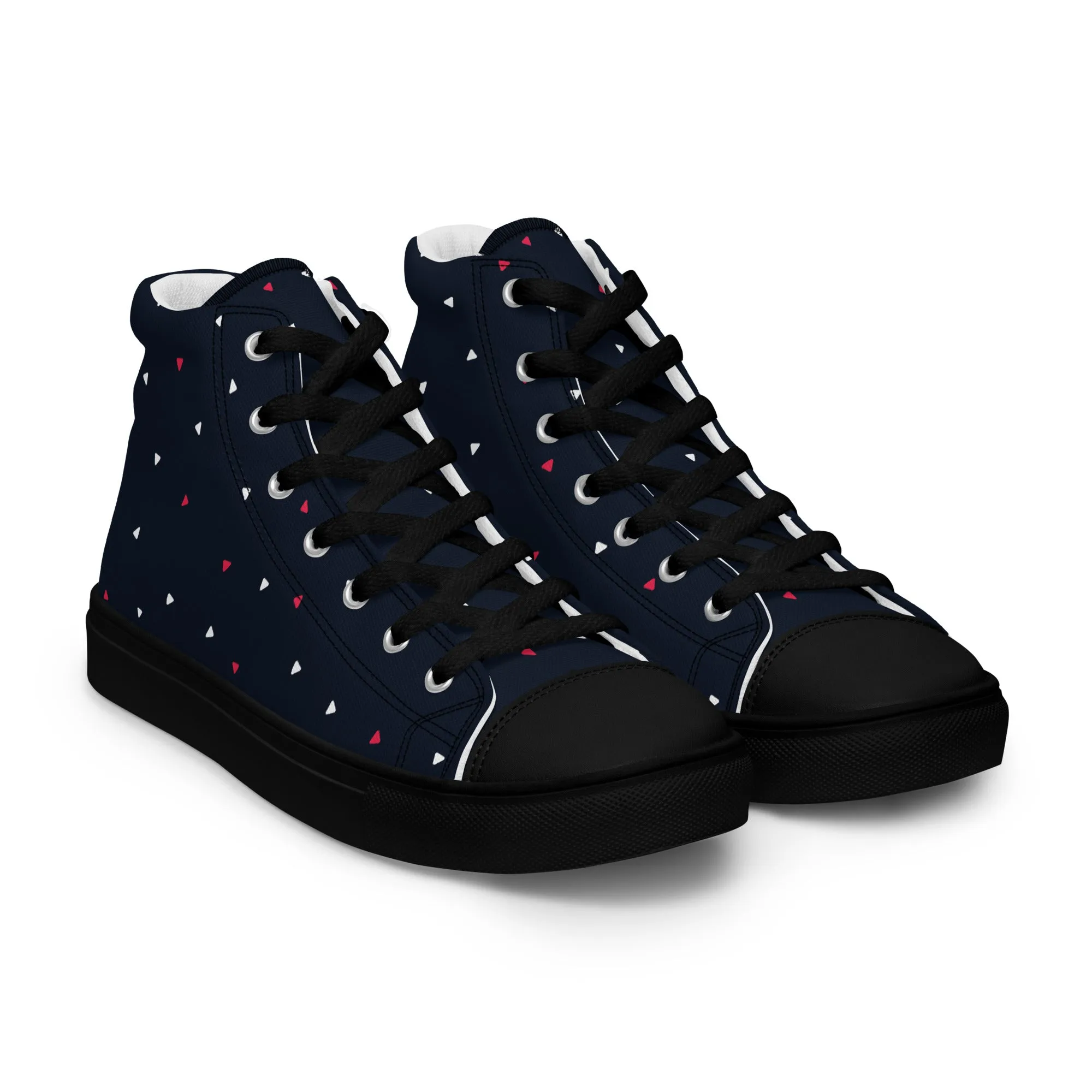 CELEBRATE GOOD TIMES Men’s High Top Canvas Shoes