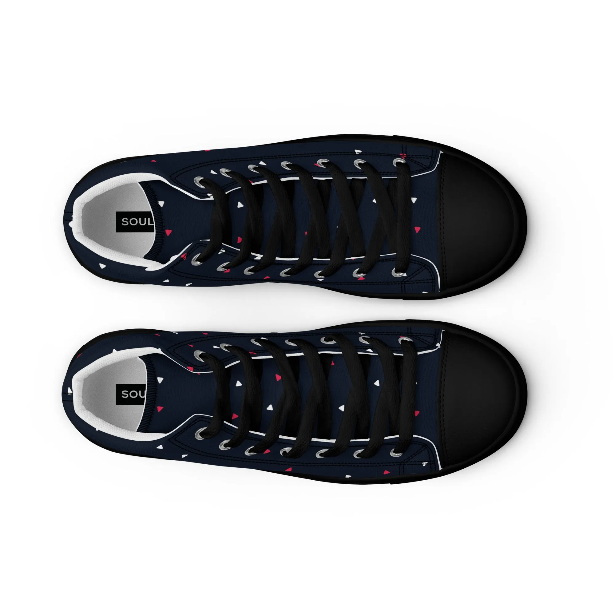 CELEBRATE GOOD TIMES Men’s High Top Canvas Shoes