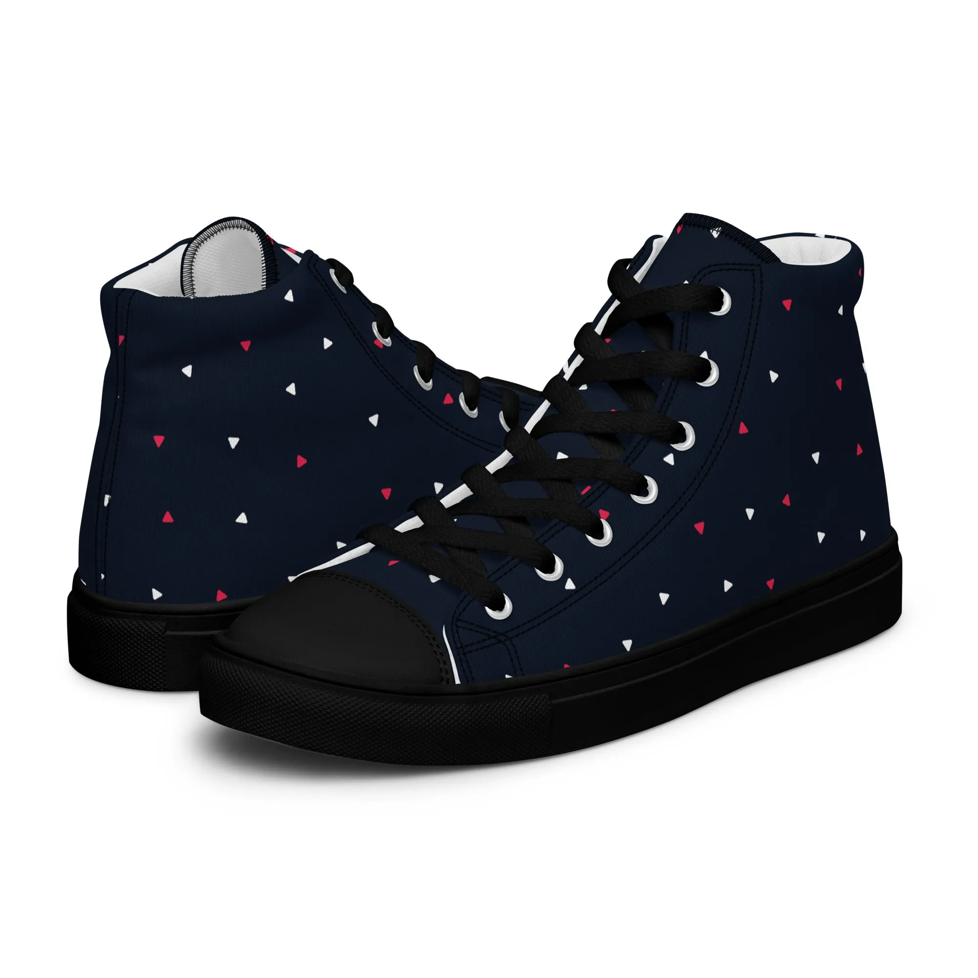 CELEBRATE GOOD TIMES Men’s High Top Canvas Shoes