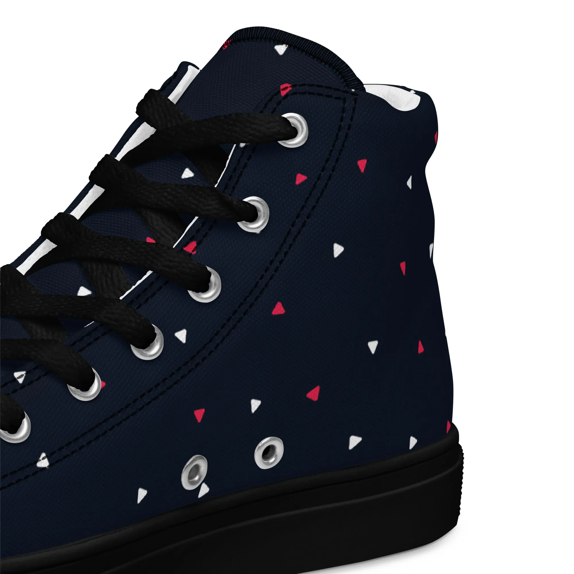 CELEBRATE GOOD TIMES Men’s High Top Canvas Shoes