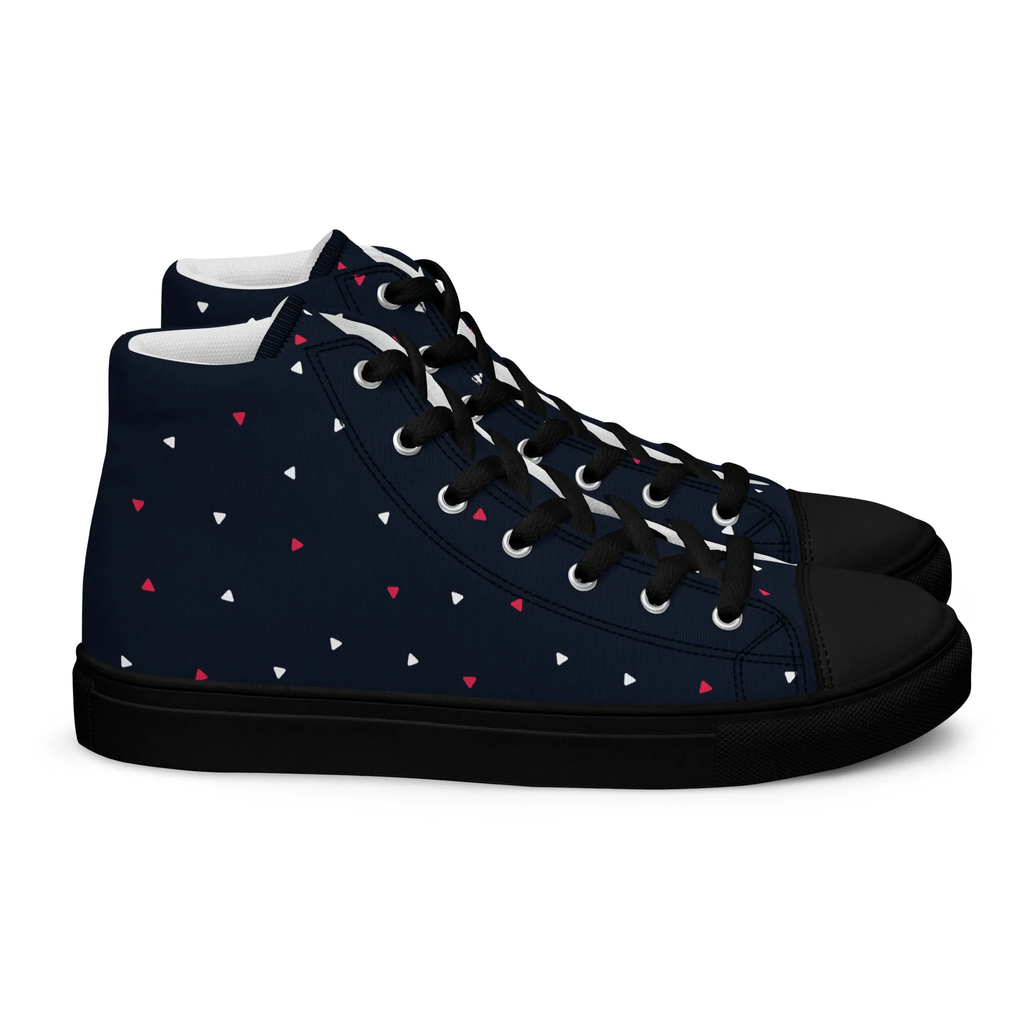 CELEBRATE GOOD TIMES Men’s High Top Canvas Shoes