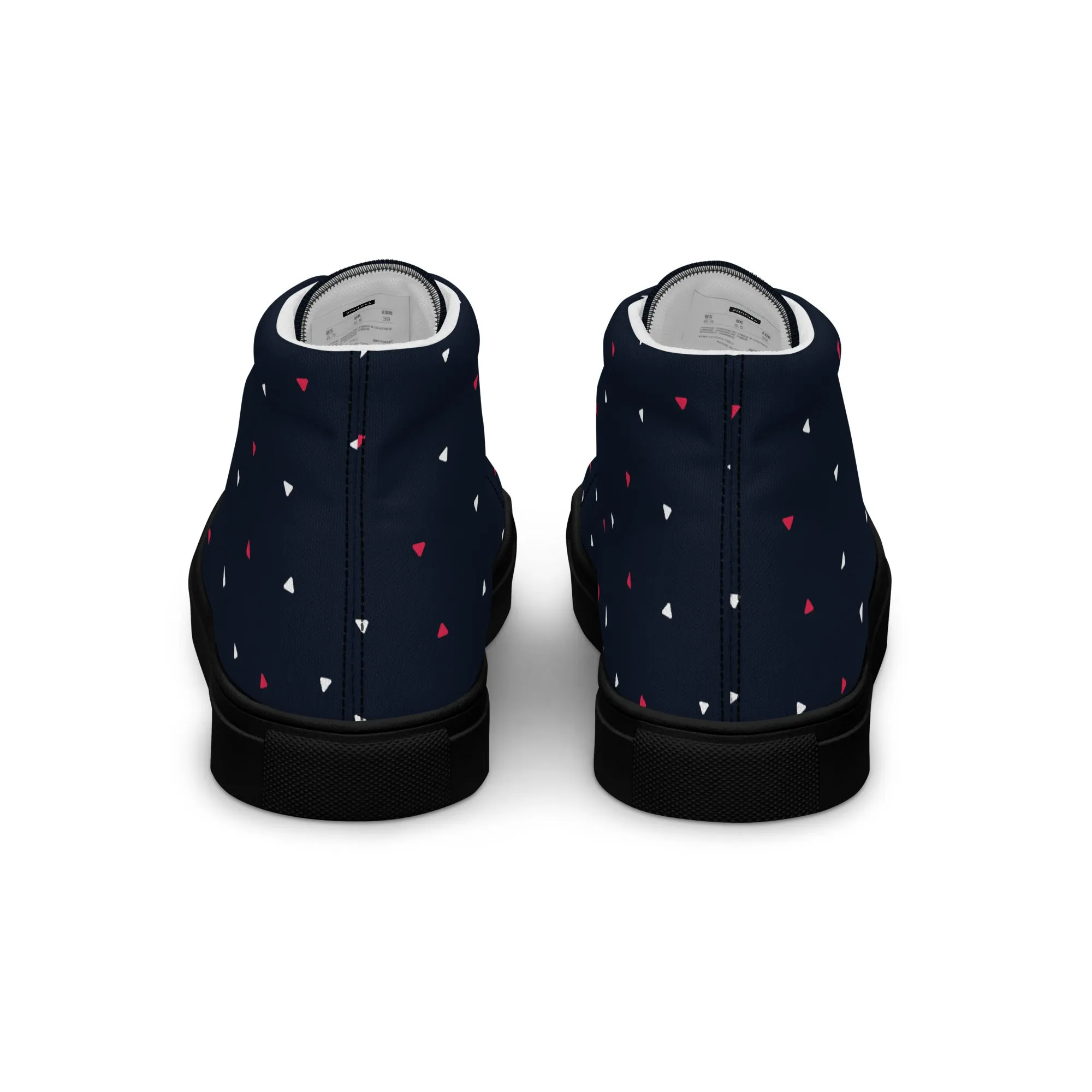 CELEBRATE GOOD TIMES Men’s High Top Canvas Shoes