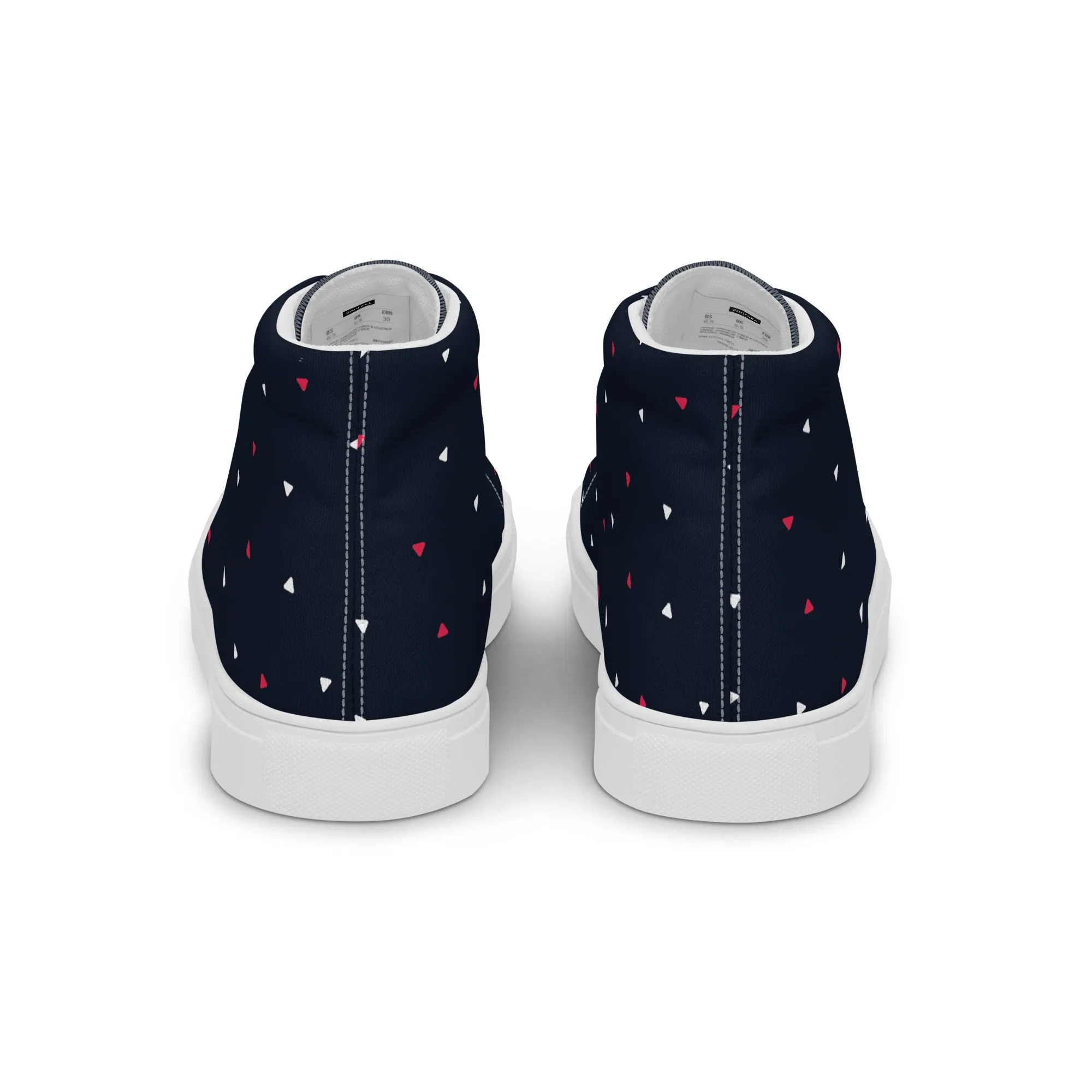 CELEBRATE GOOD TIMES Men’s High Top Canvas Shoes
