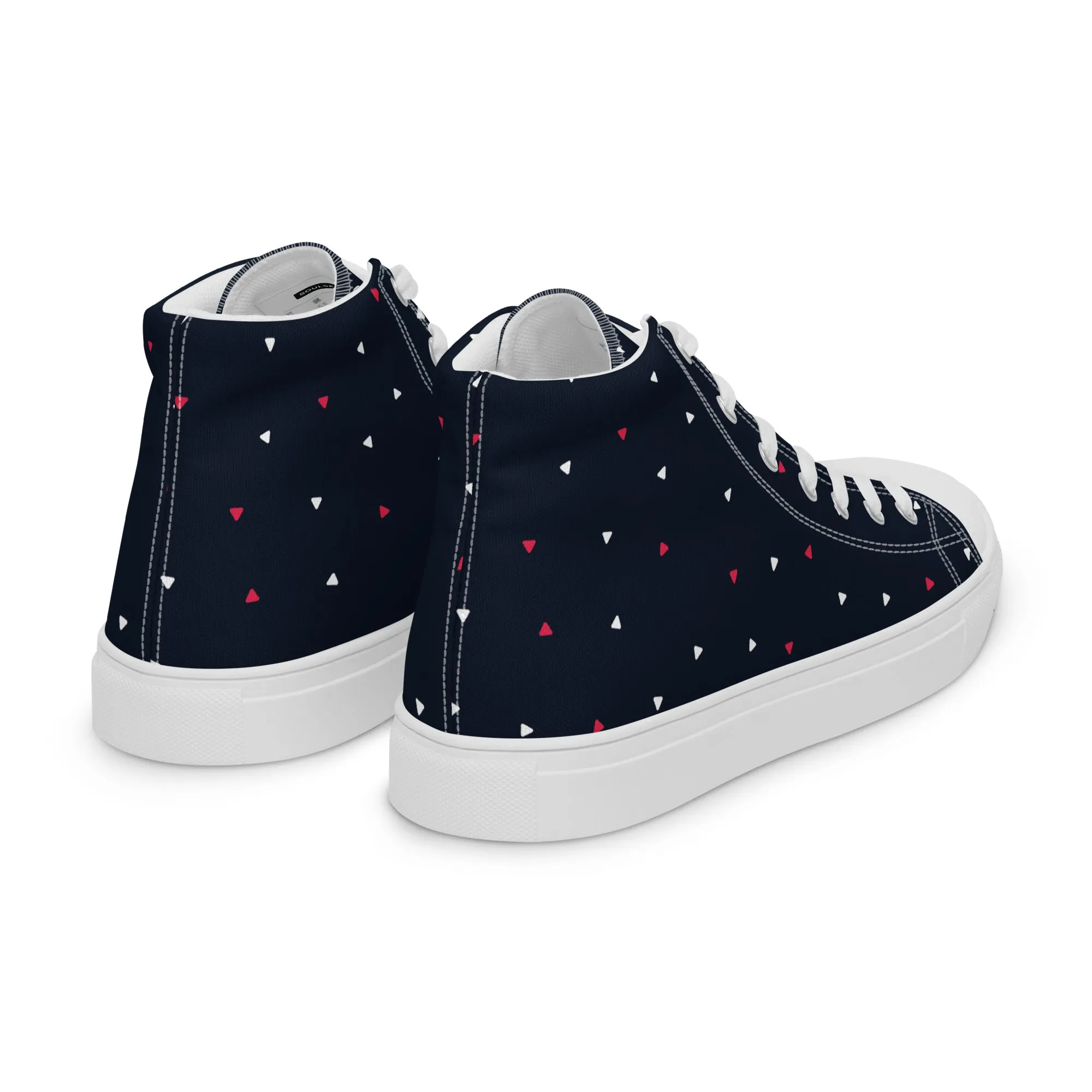 CELEBRATE GOOD TIMES Men’s High Top Canvas Shoes