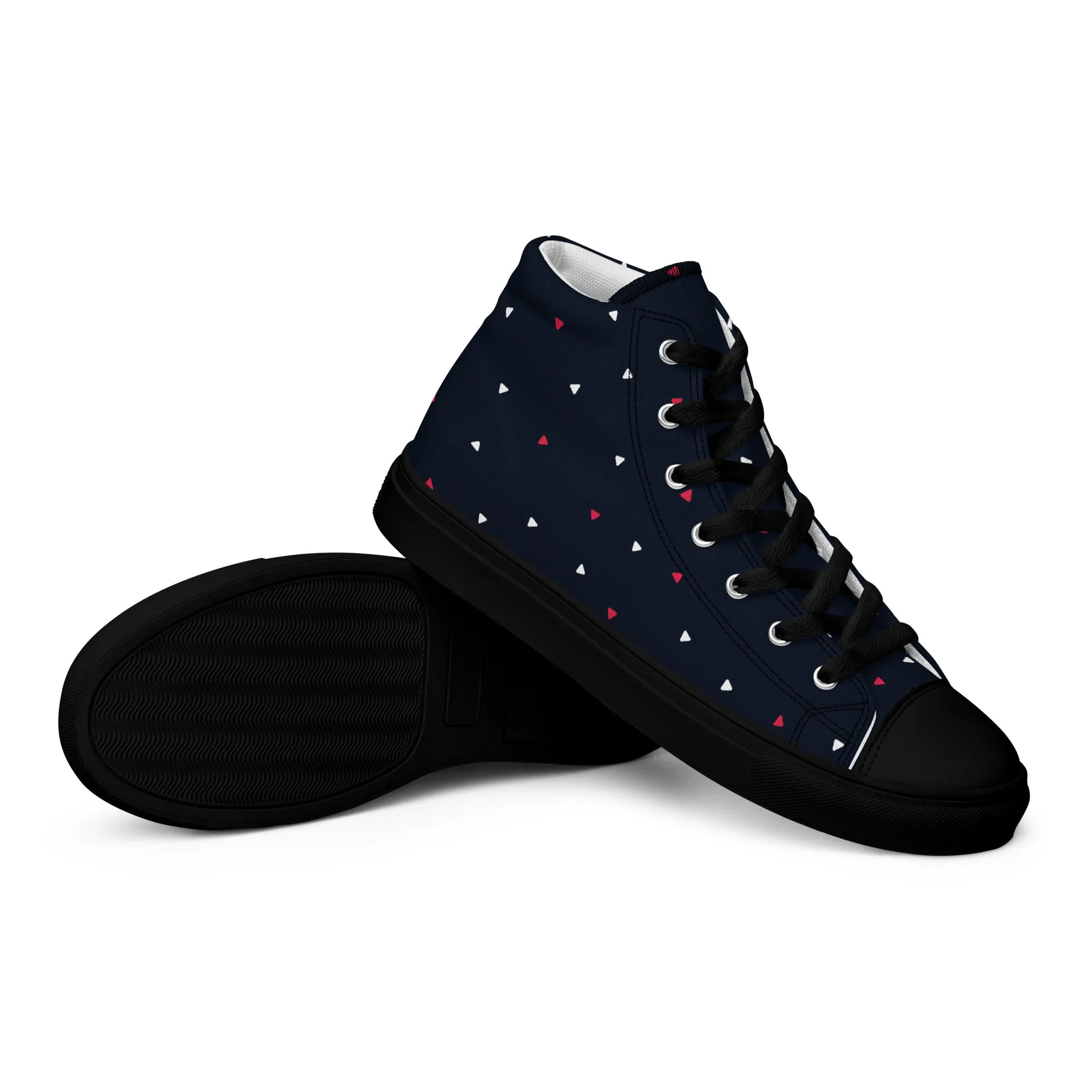 CELEBRATE GOOD TIMES Men’s High Top Canvas Shoes