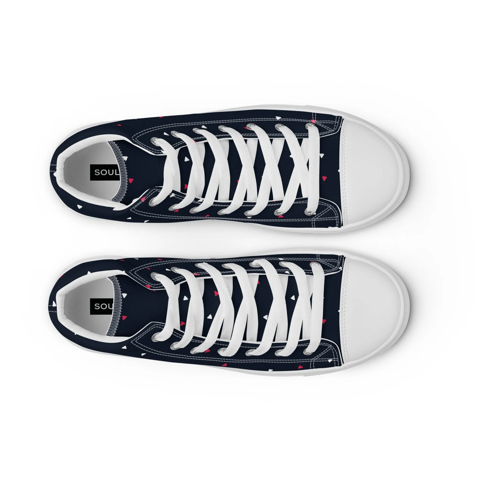 CELEBRATE GOOD TIMES Men’s High Top Canvas Shoes