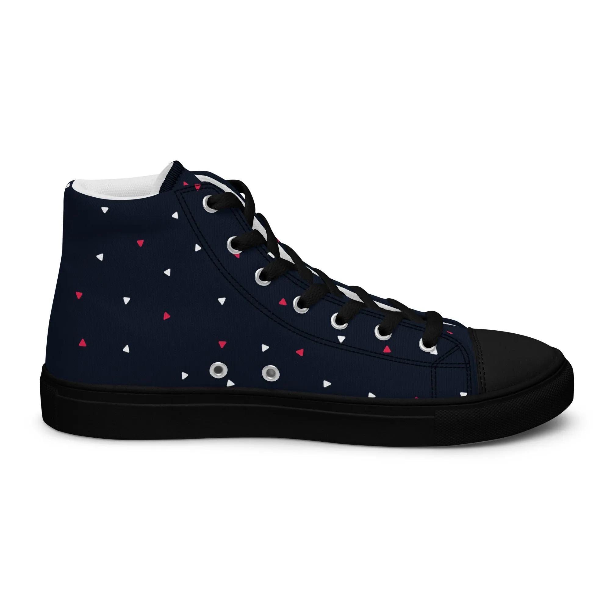CELEBRATE GOOD TIMES Men’s High Top Canvas Shoes