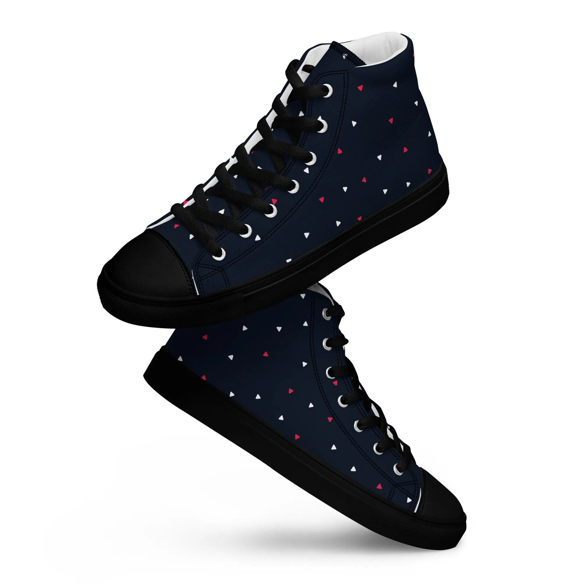 CELEBRATE GOOD TIMES Men’s High Top Canvas Shoes