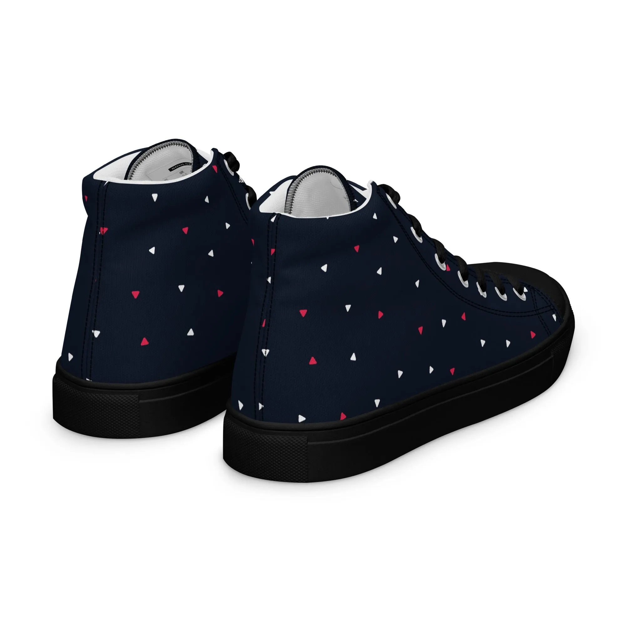 CELEBRATE GOOD TIMES Men’s High Top Canvas Shoes