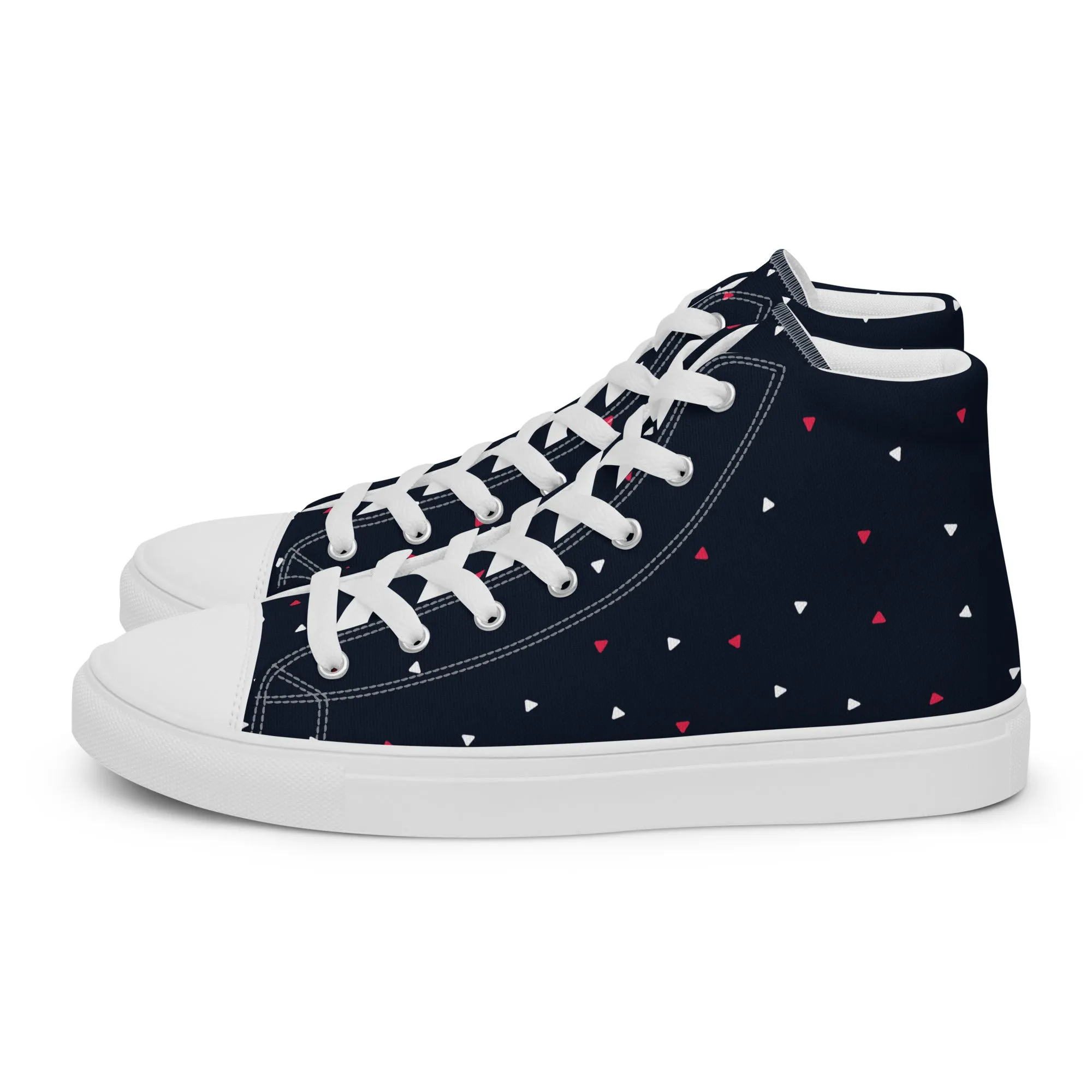 CELEBRATE GOOD TIMES Men’s High Top Canvas Shoes