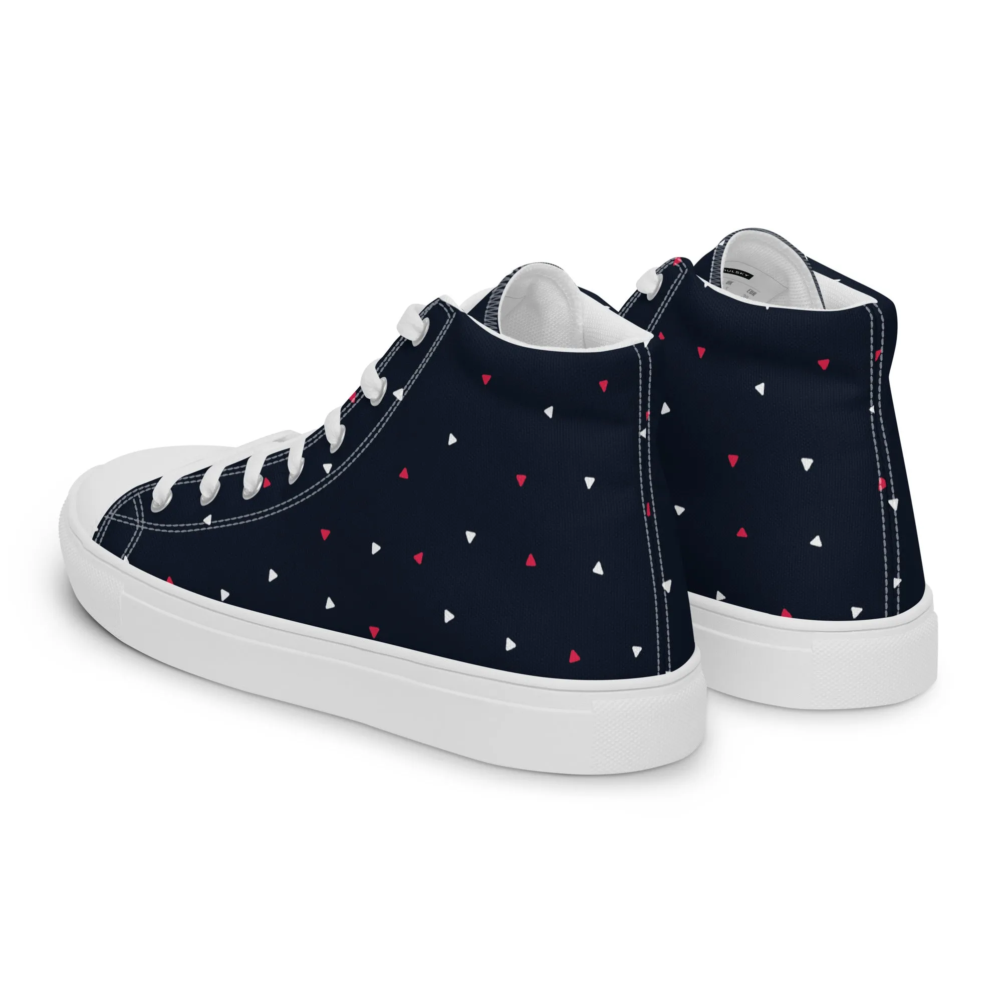 CELEBRATE GOOD TIMES Men’s High Top Canvas Shoes
