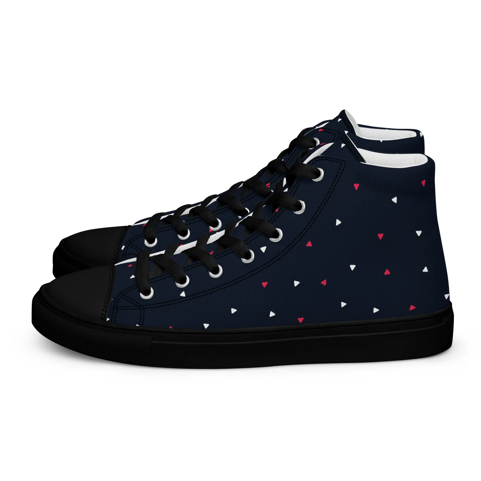 CELEBRATE GOOD TIMES Men’s High Top Canvas Shoes