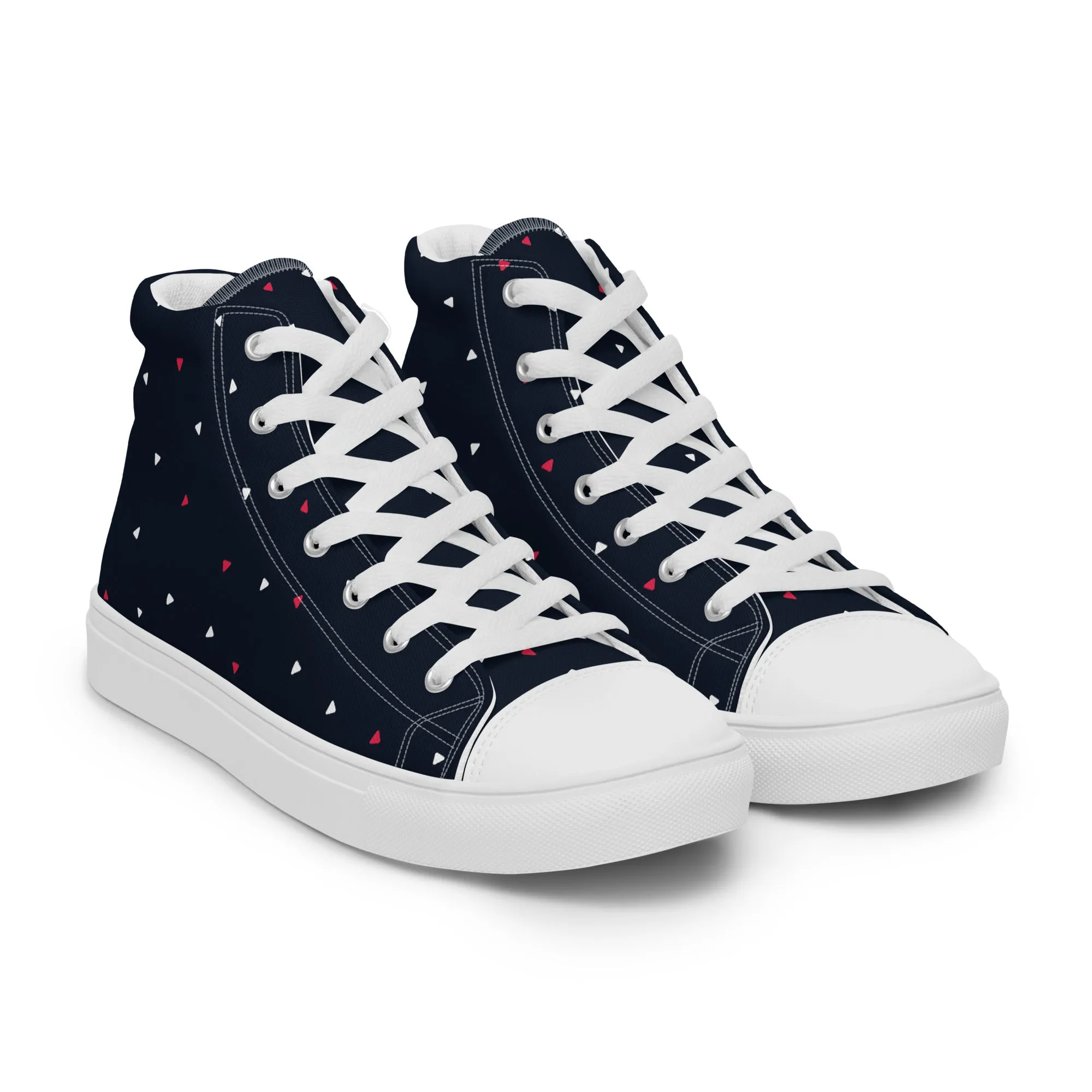 CELEBRATE GOOD TIMES Men’s High Top Canvas Shoes