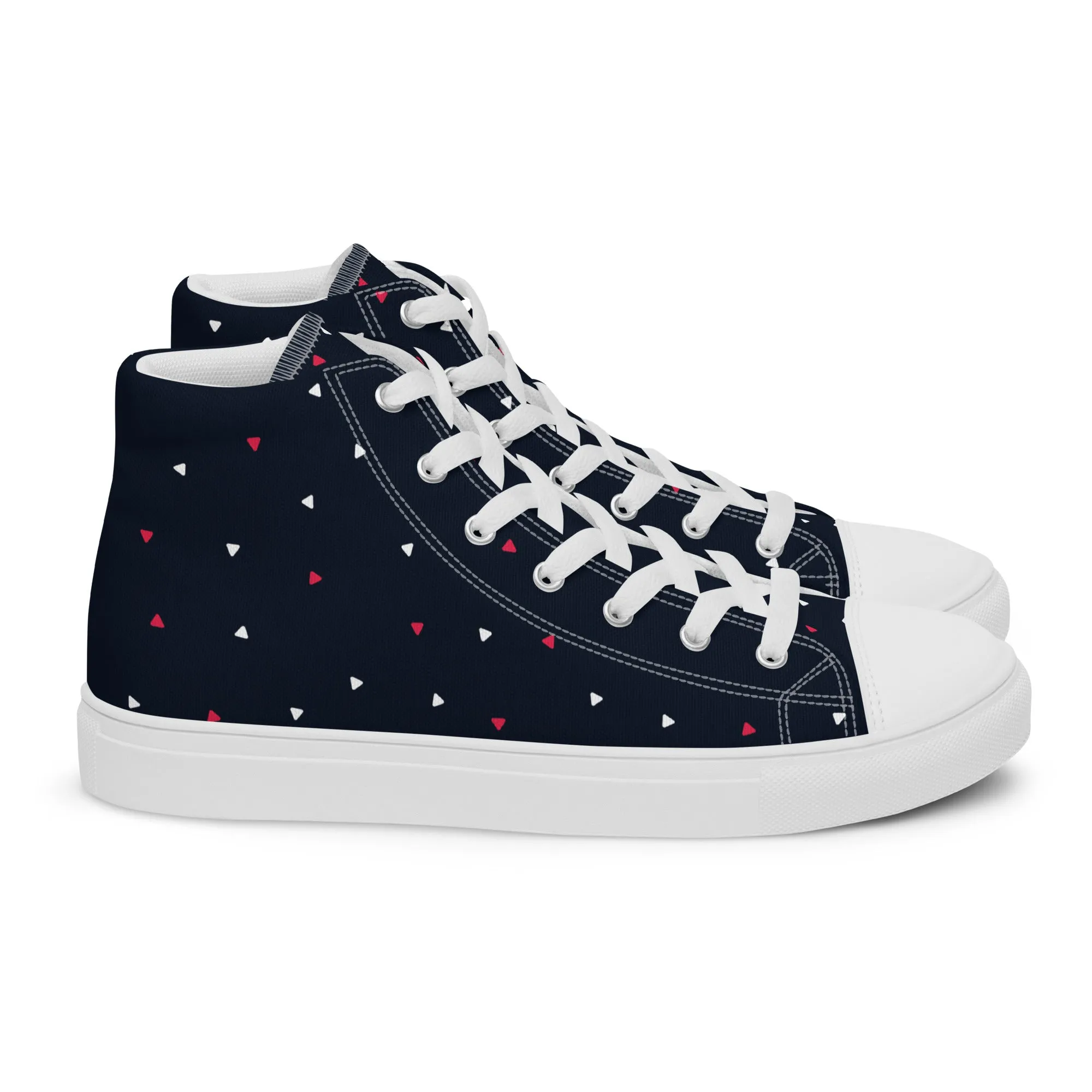 CELEBRATE GOOD TIMES Men’s High Top Canvas Shoes