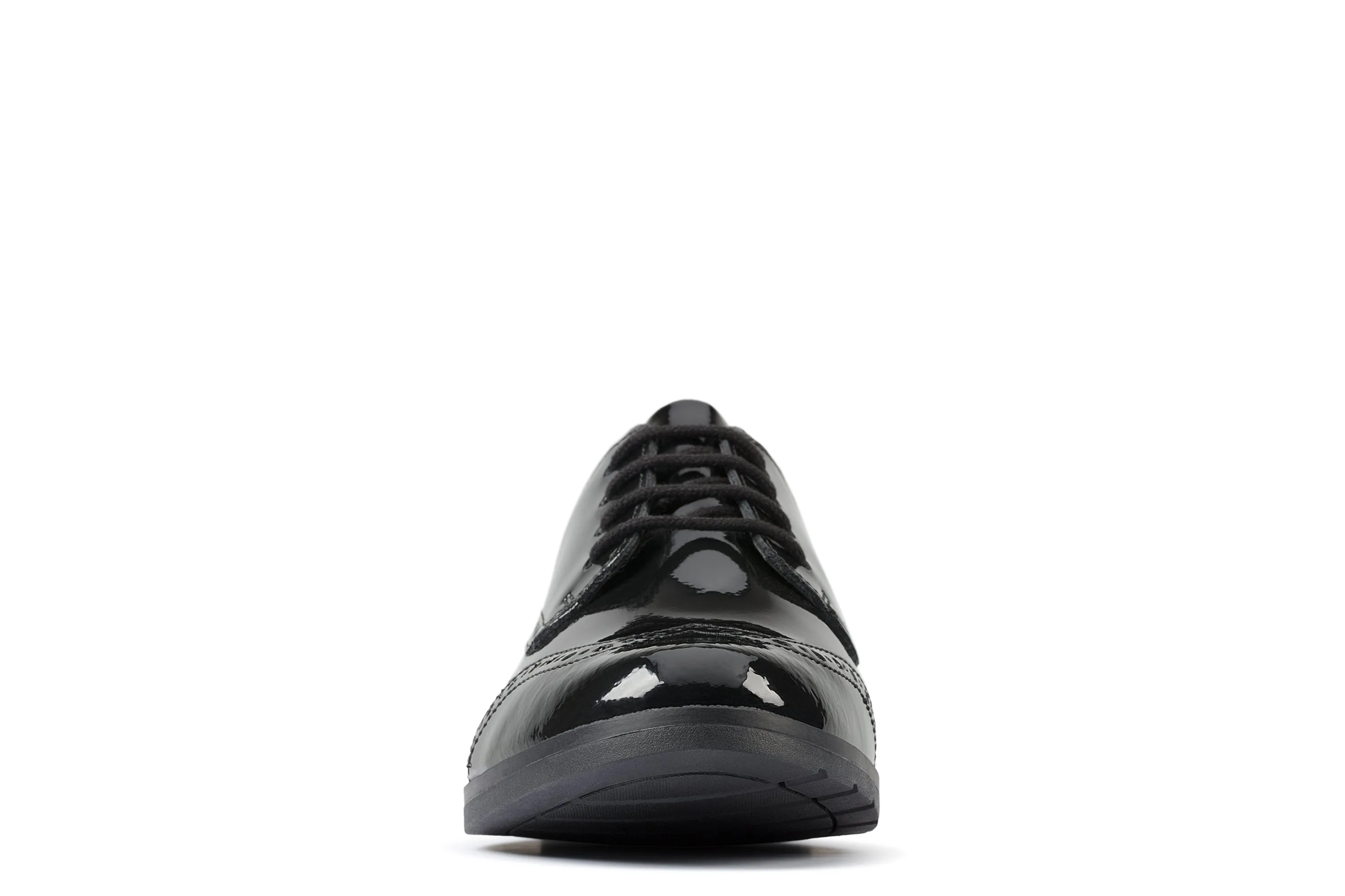 Clarks Aubrie Craft Y Black Patent