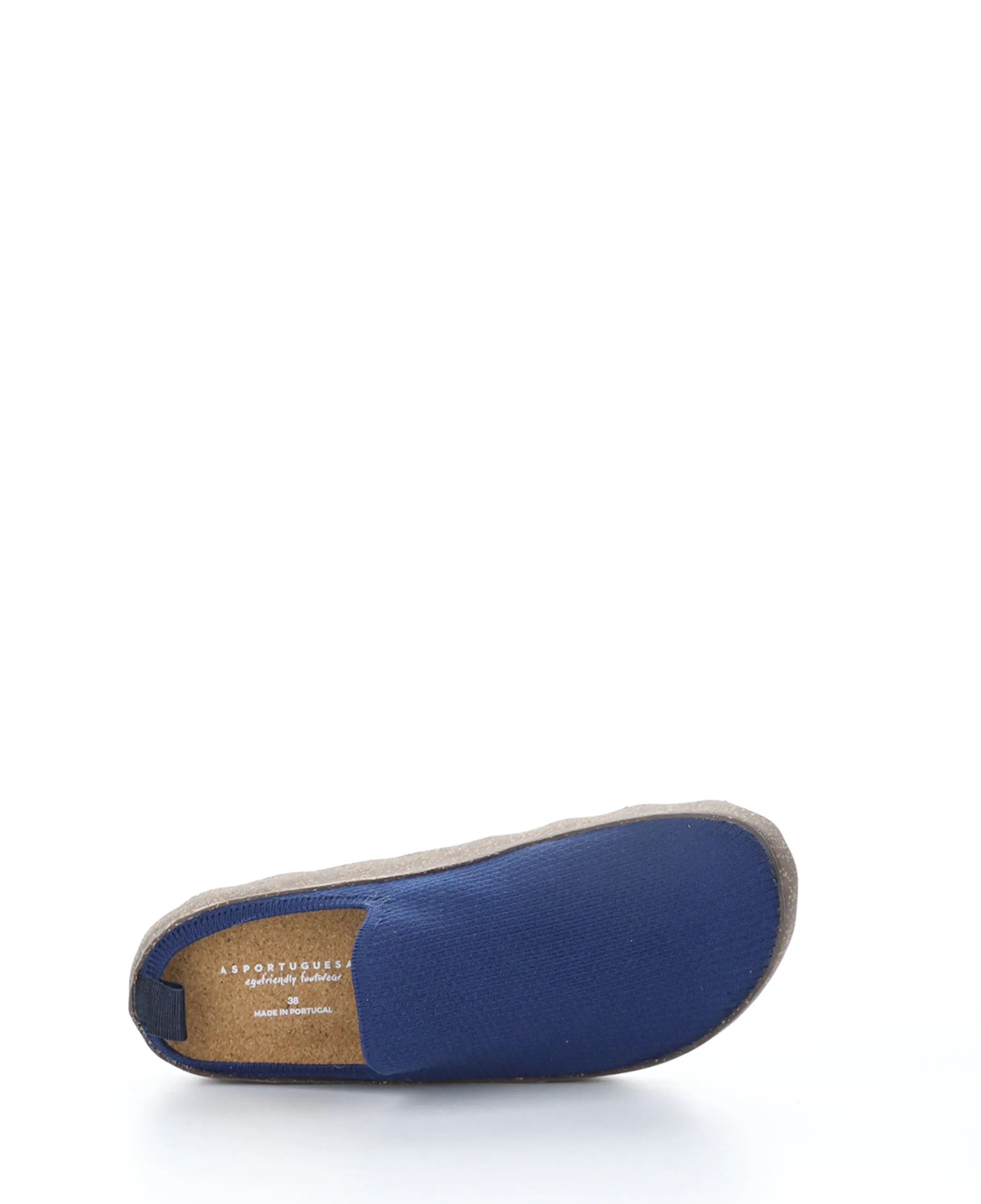 CLOG102ASP NAVY/BROWN Slip-on Shoes