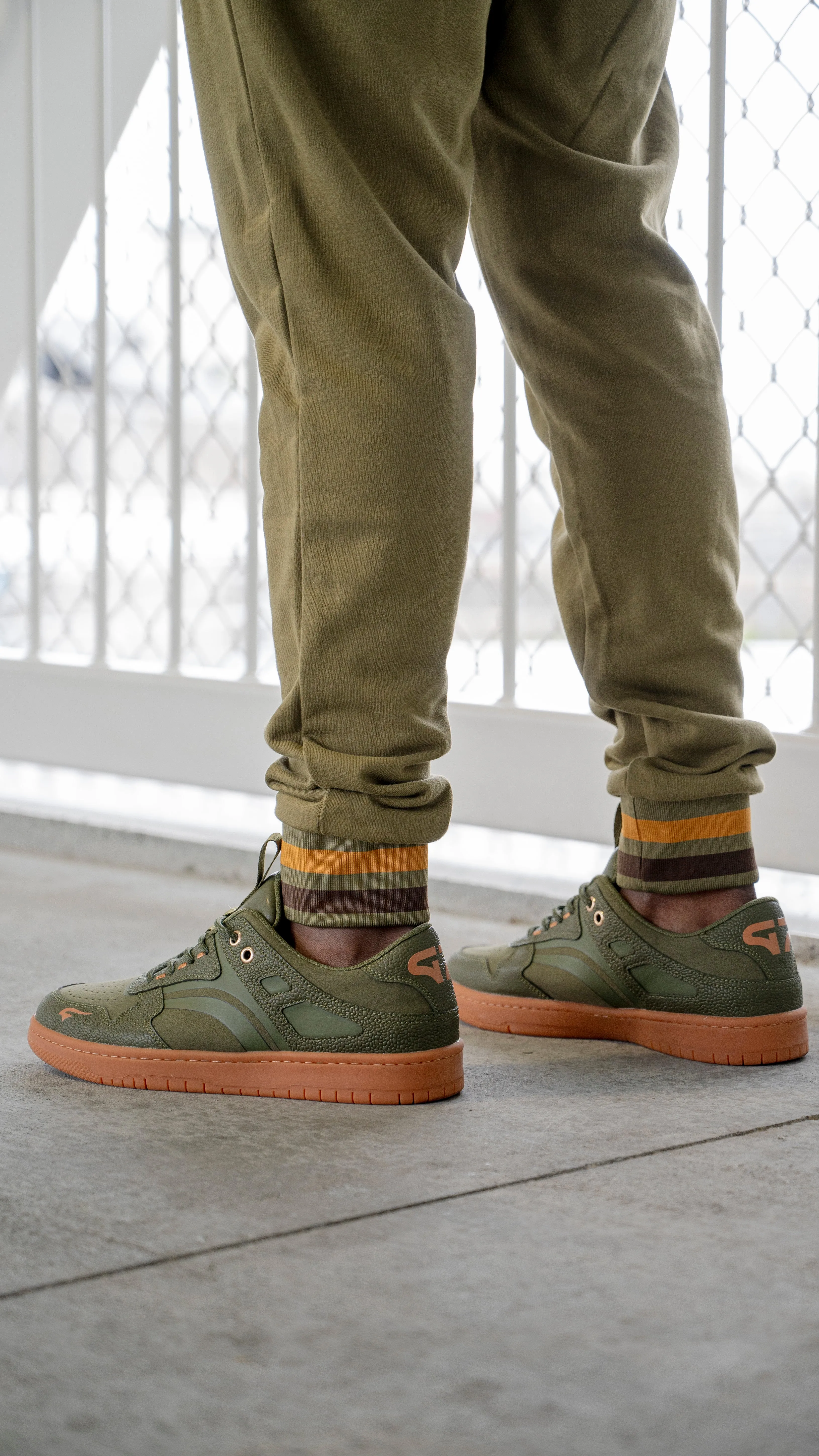 Consistent Progress Olive Tee, and Olive Classic Joggers Combo (Shoe Not Included)