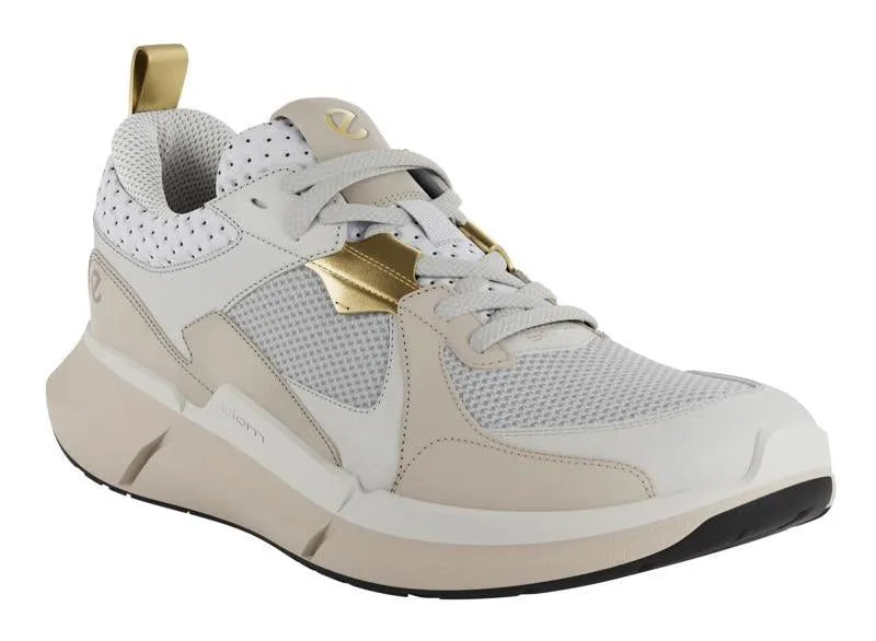 ECCO Biom 2.2 W Ladies Gold/Limestone Mesh/Leather Sneaker
