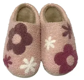 Flower Power Pink Slippers