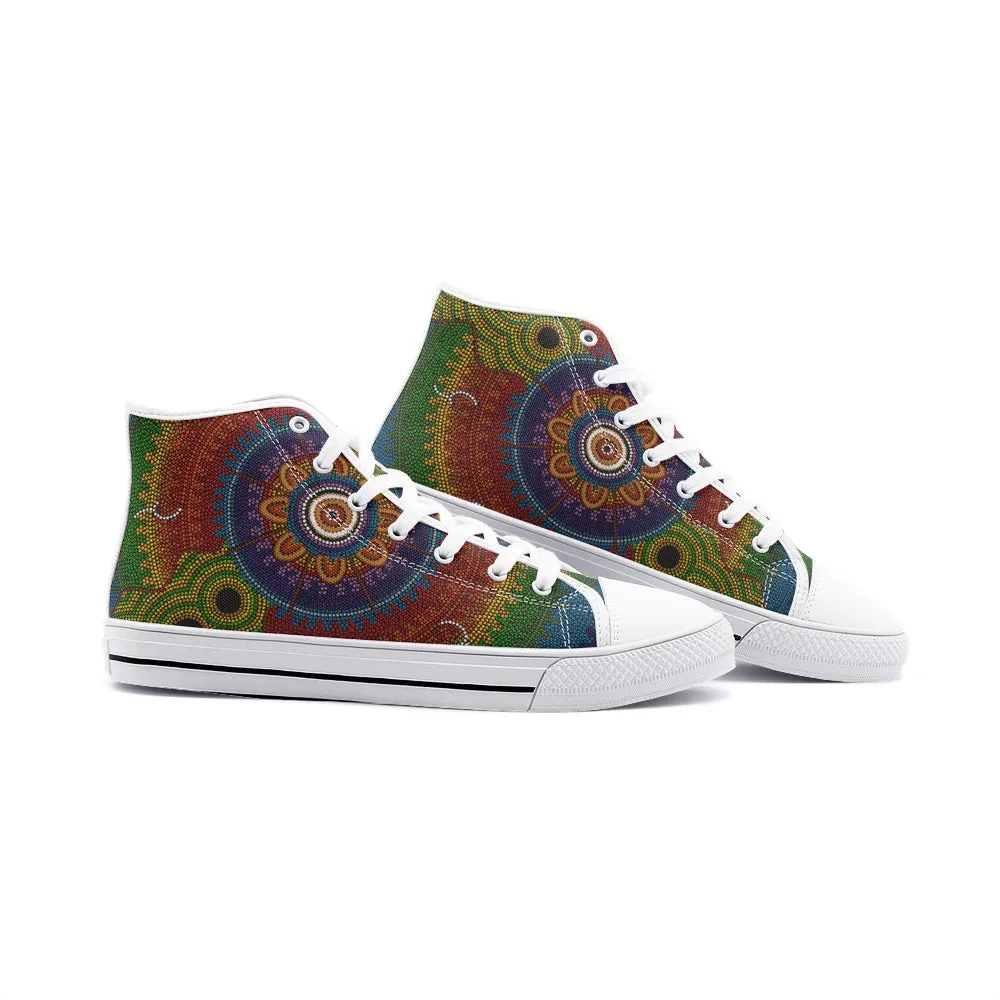 Indigenous Designed High Top Canvas Shoes
