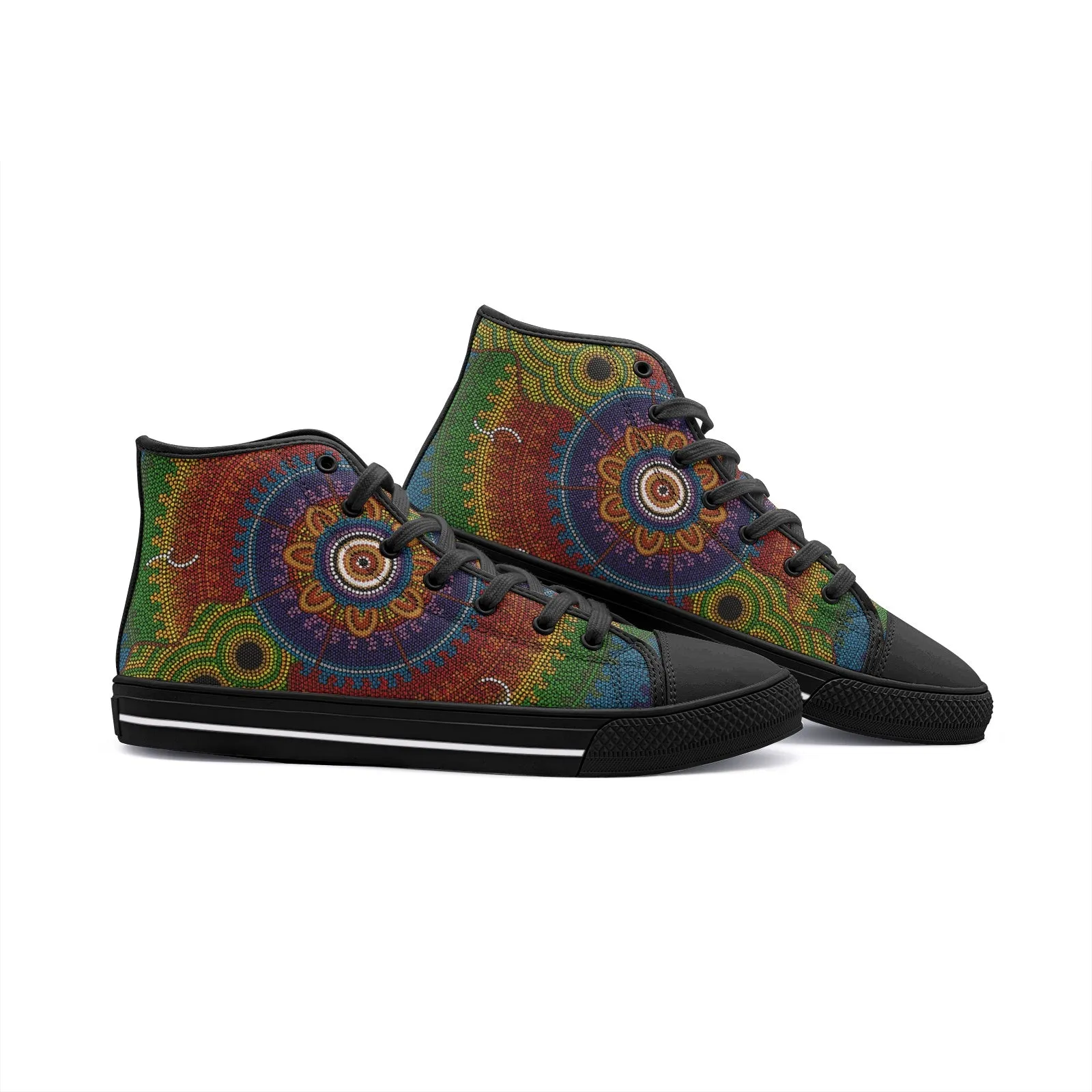 Indigenous Designed High Top Canvas Shoes