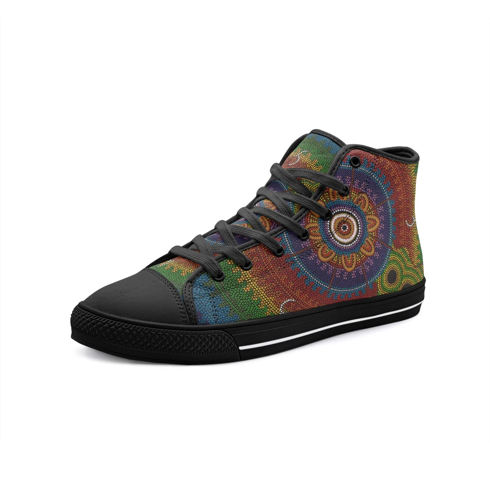 Indigenous Designed High Top Canvas Shoes